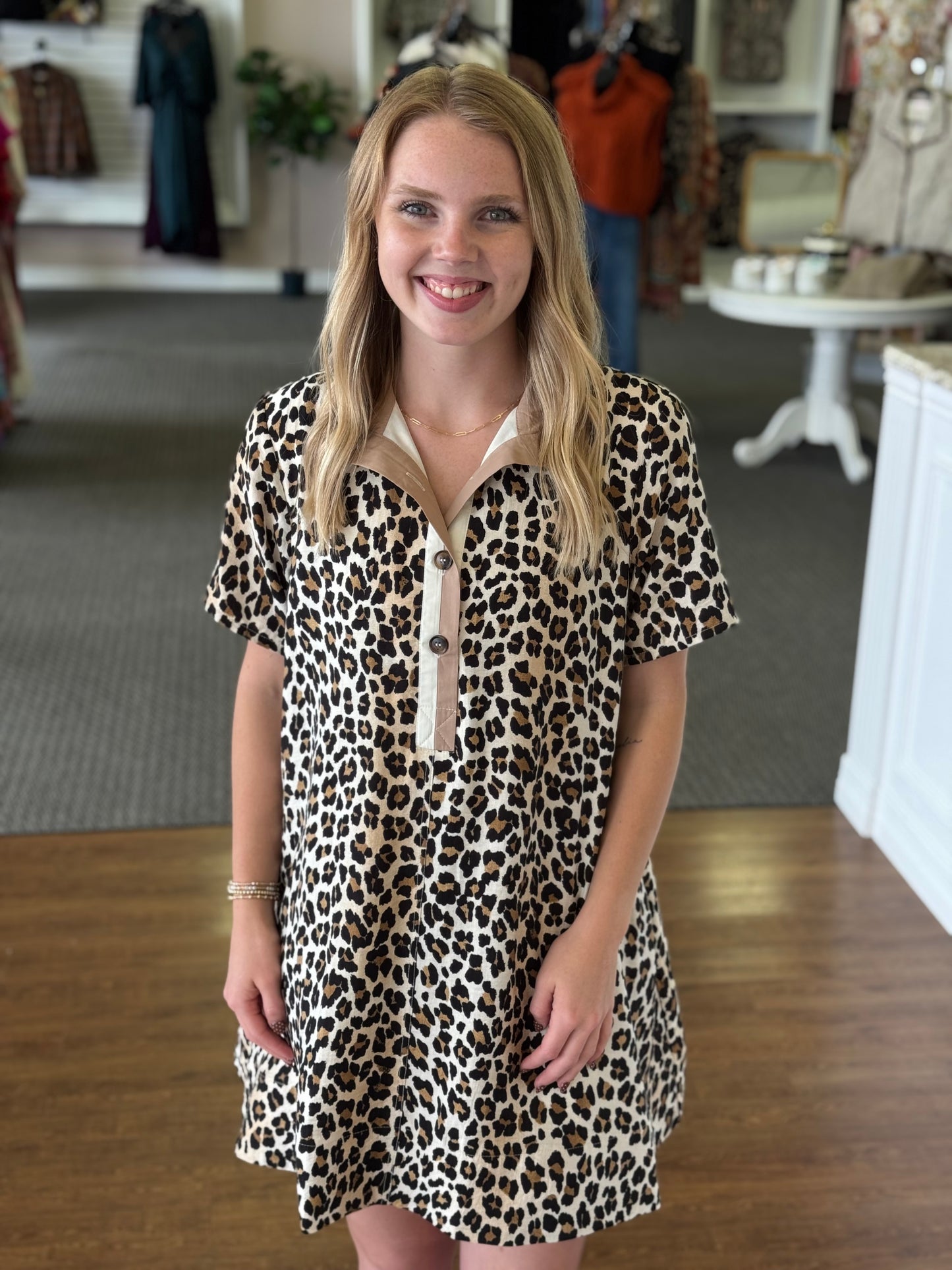 Jordan Leopard Dress