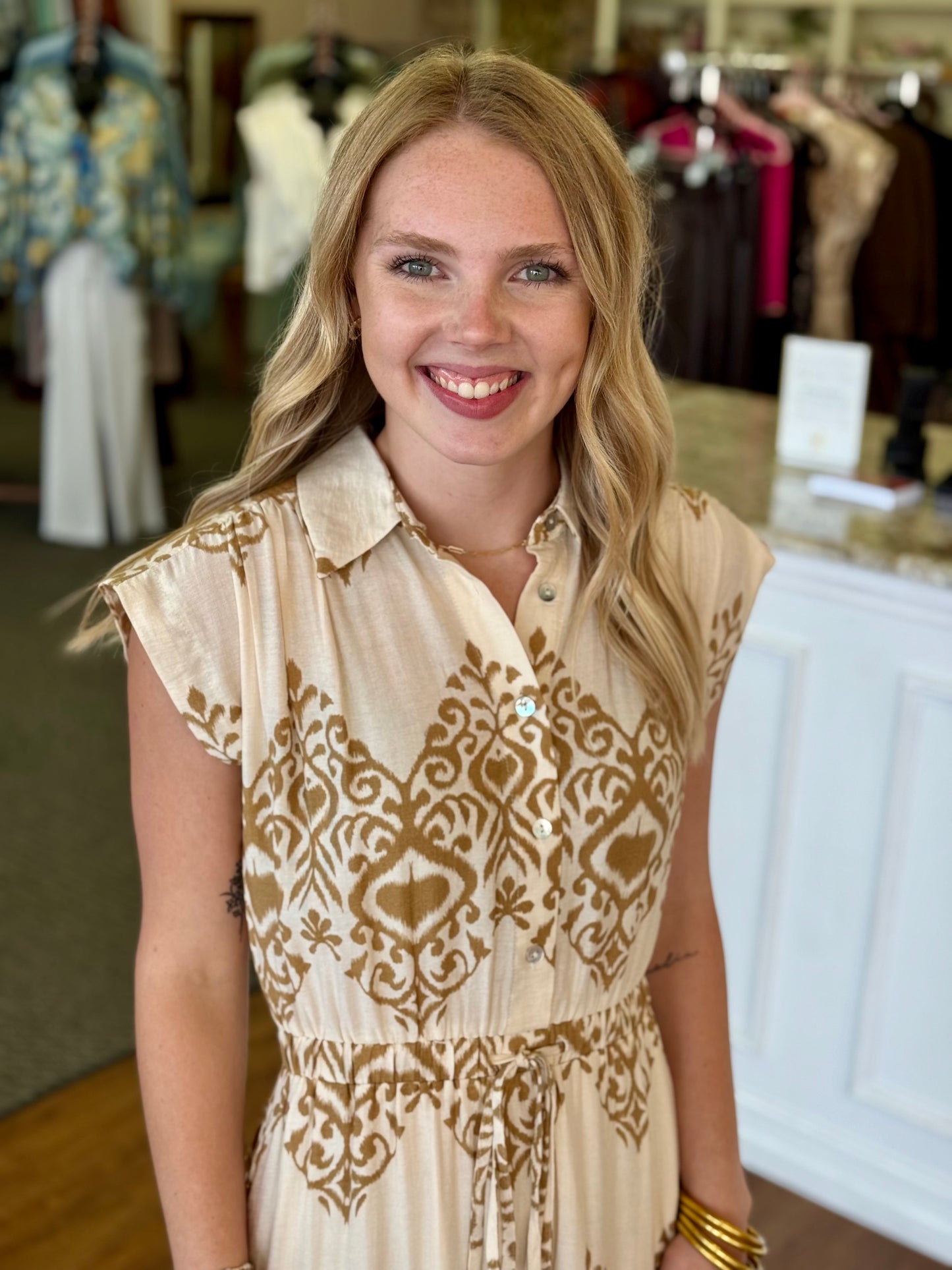 Brenda Boho Maxi Dress