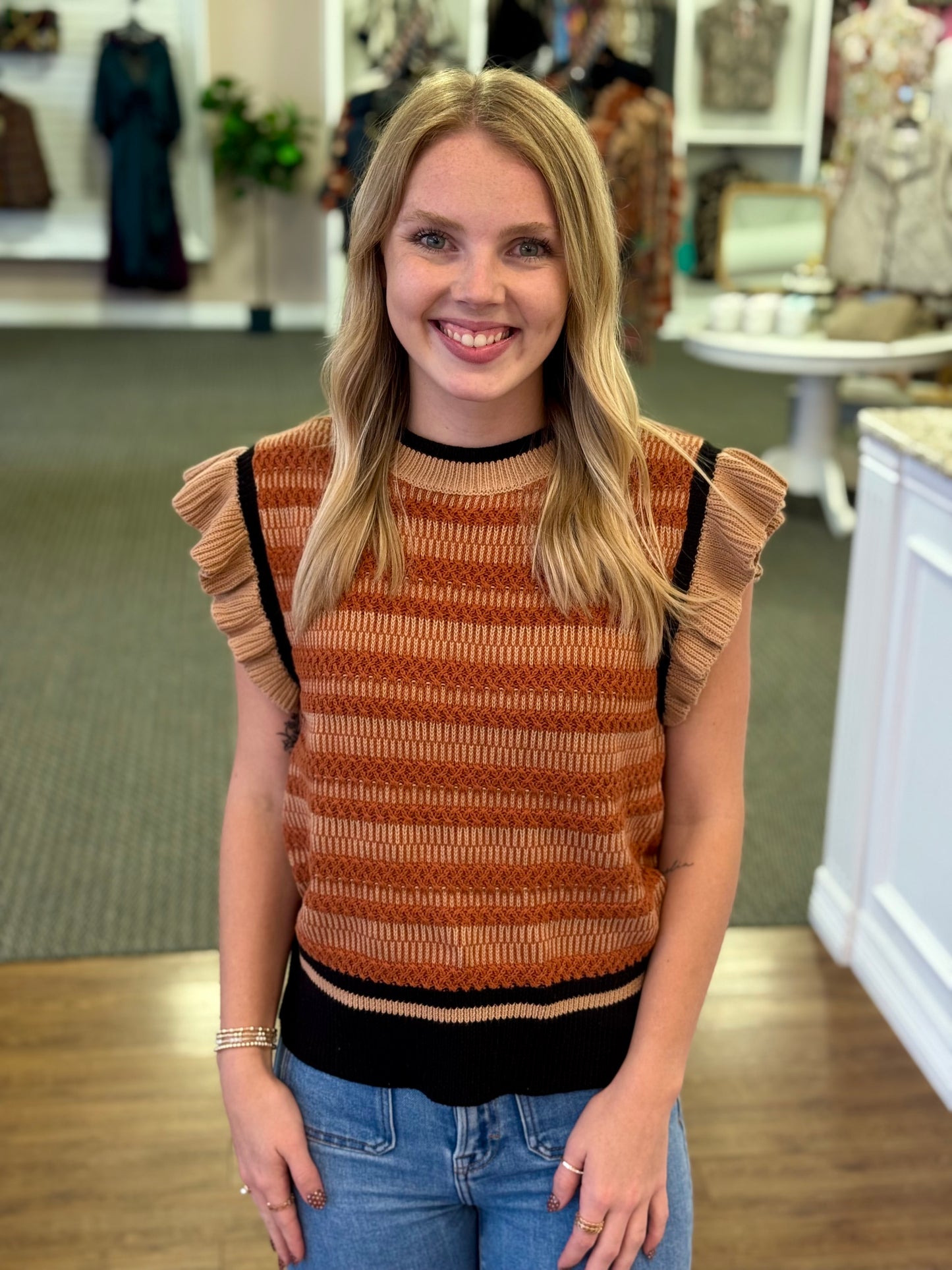 Kassandra Sweater Vest Top