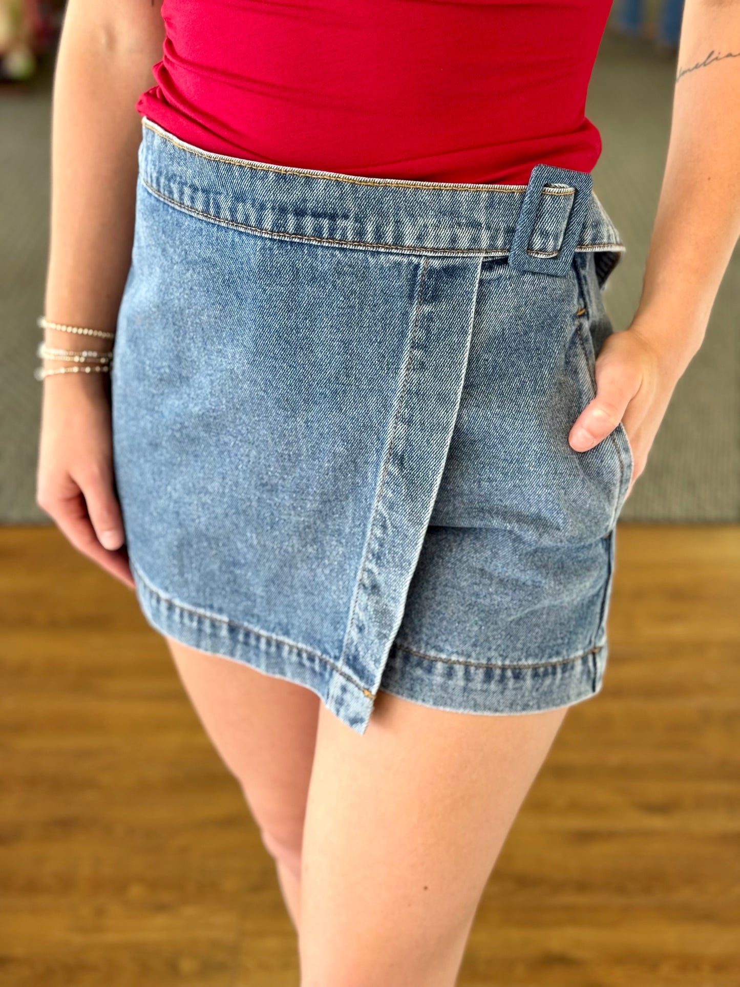 Emilee Denim Skort