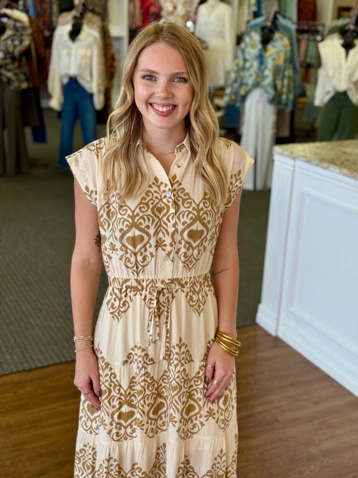 Brenda Boho Maxi Dress