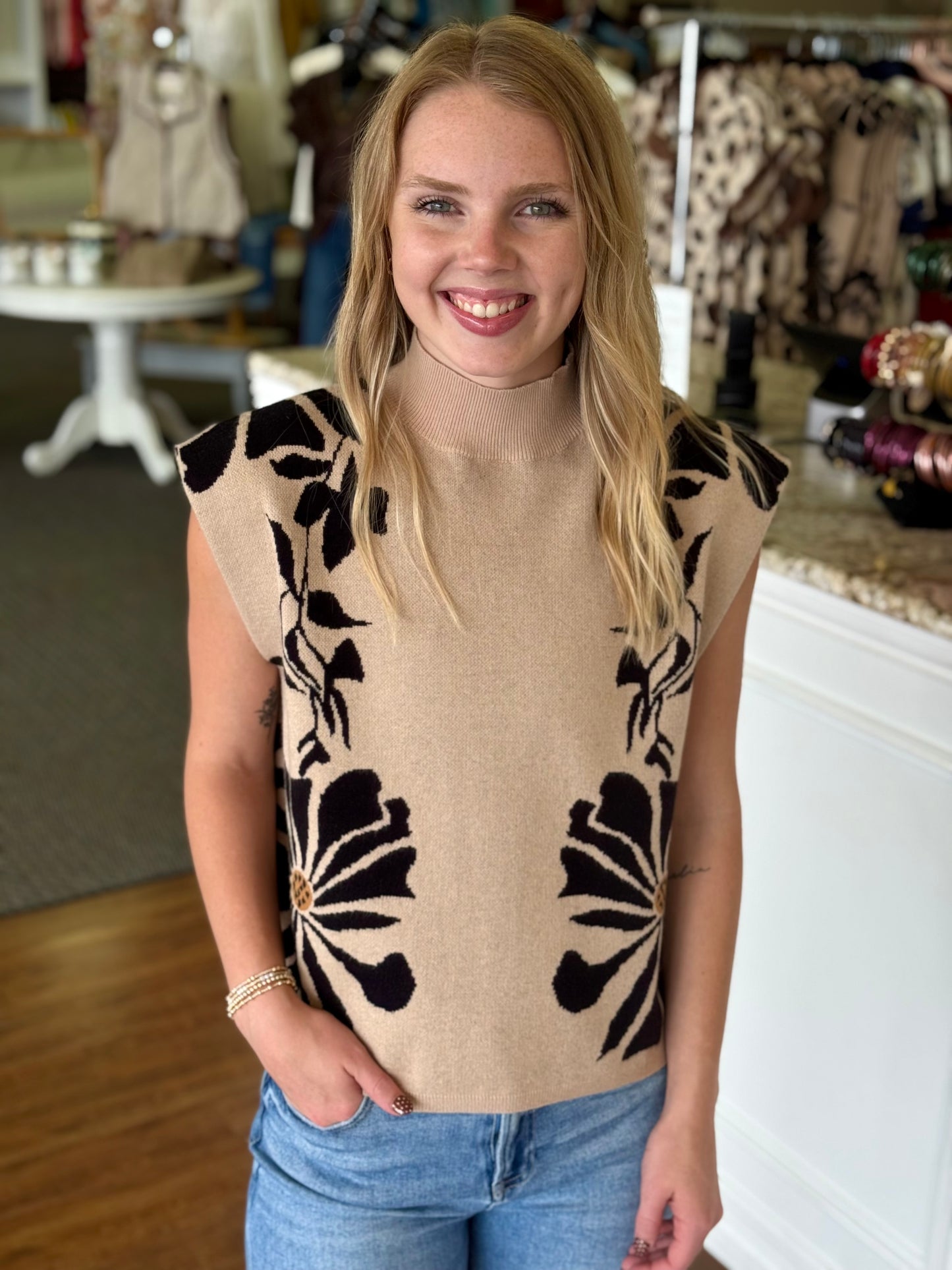 Emory Sweater Vest Top