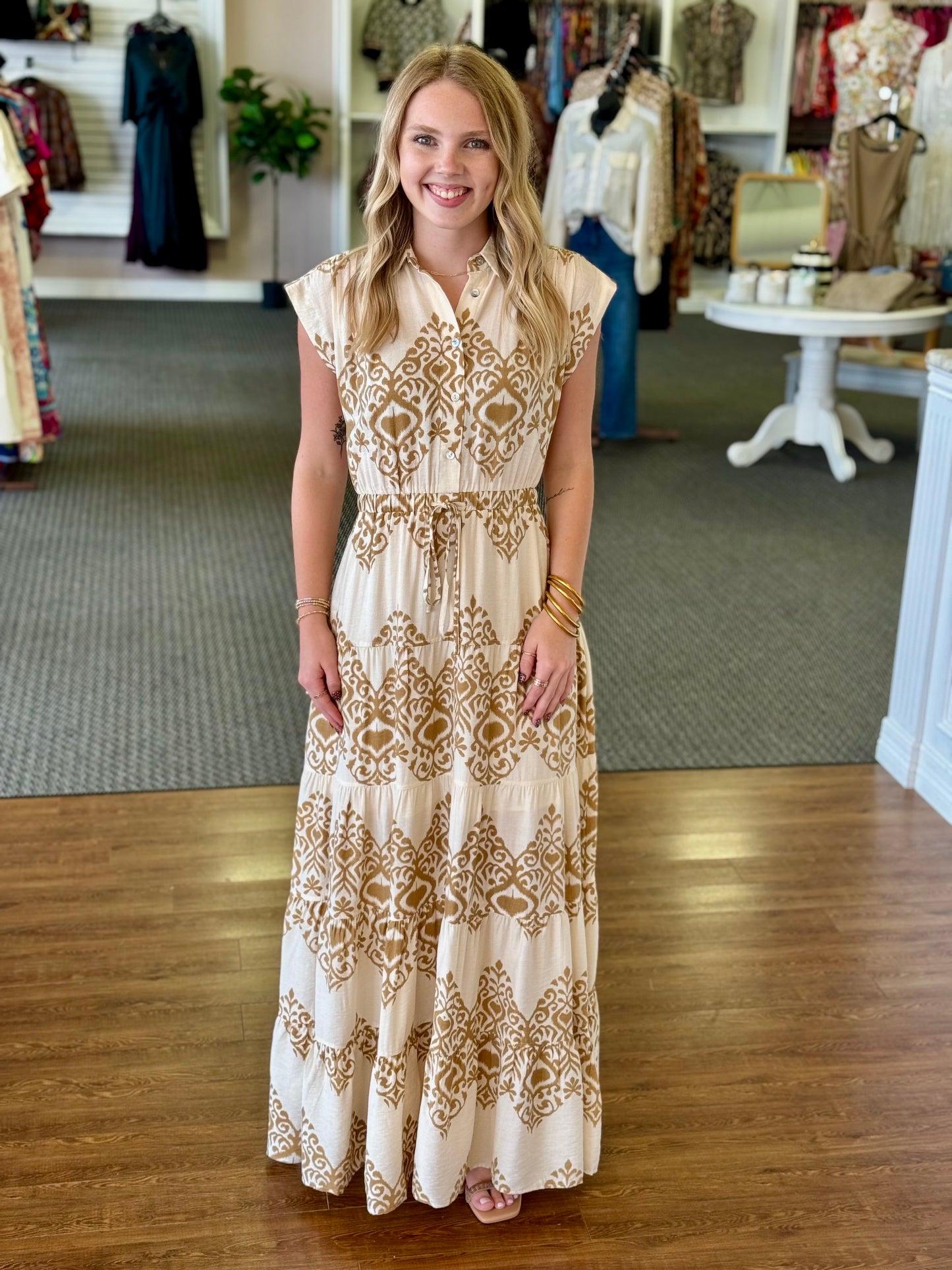 Brenda Boho Maxi Dress