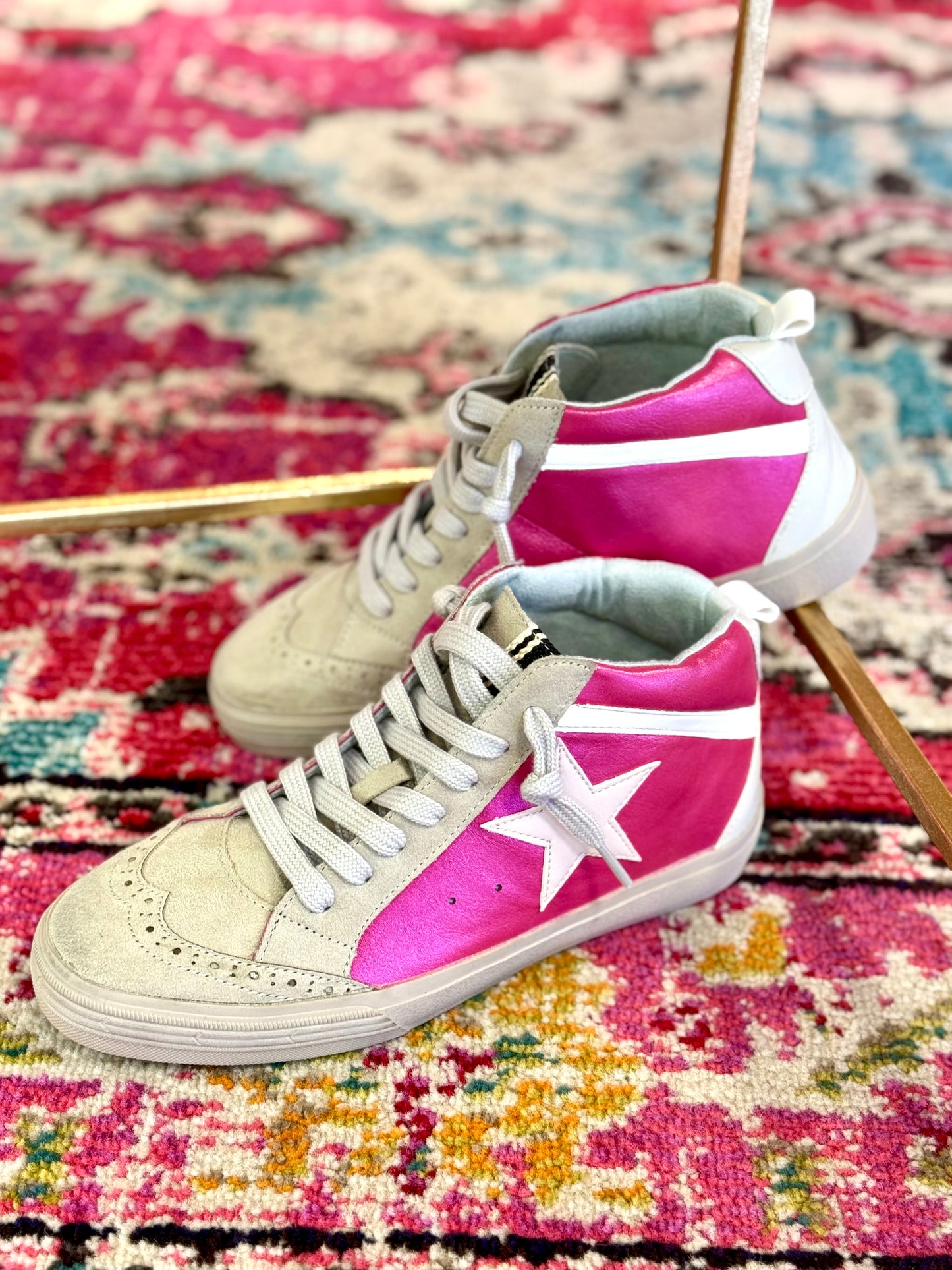 Paulina Hot Pink Sneaker