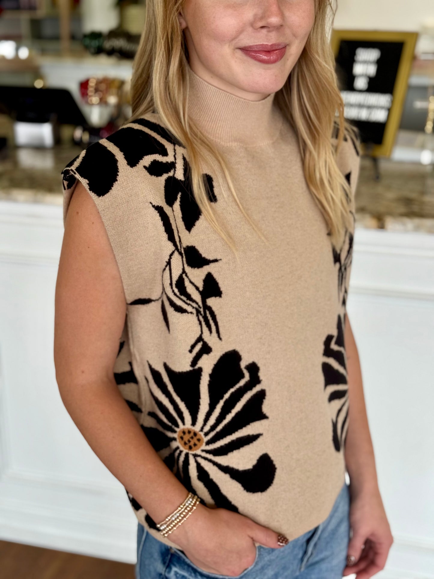 Emory Sweater Vest Top