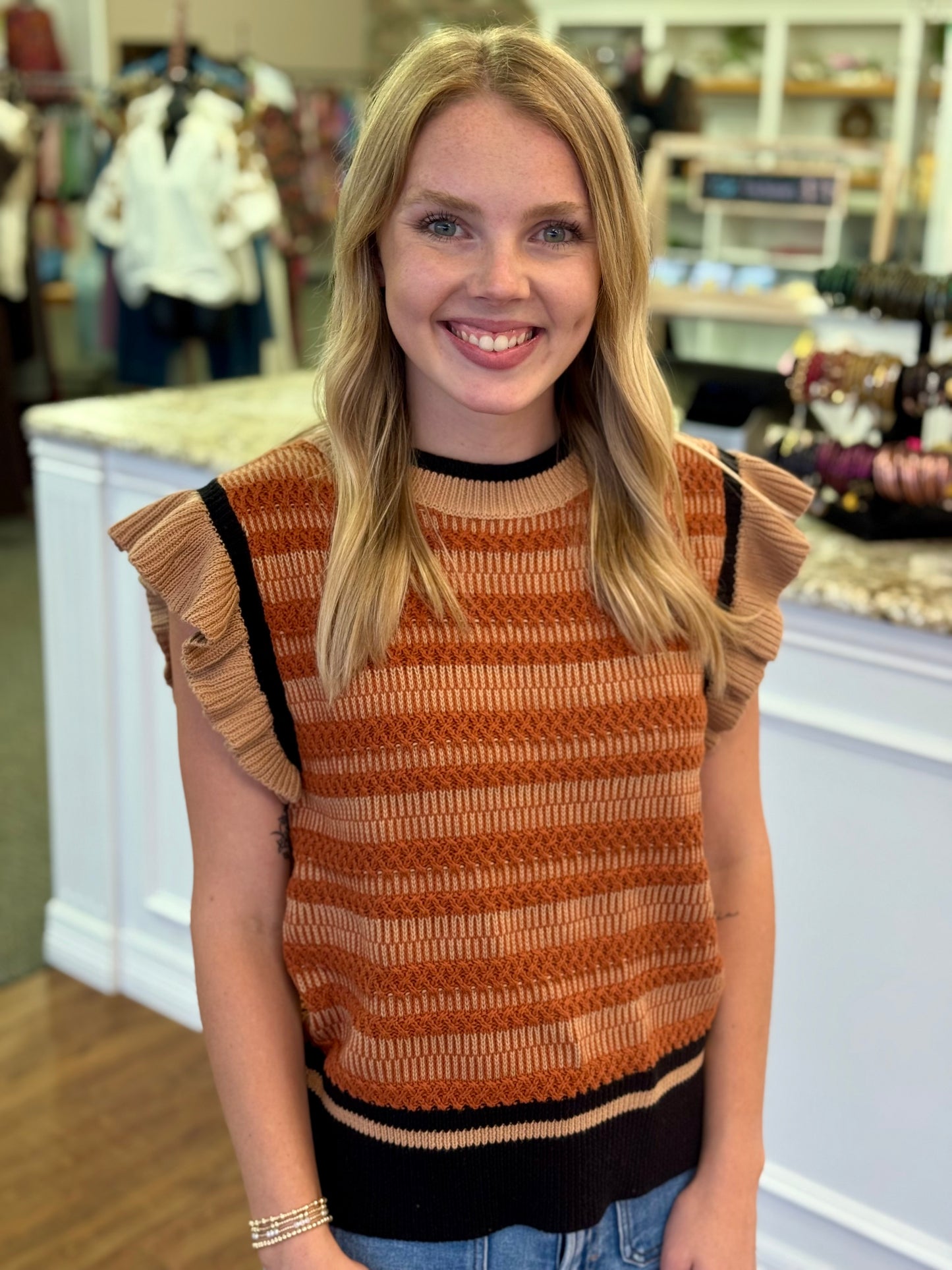 Kassandra Sweater Vest Top