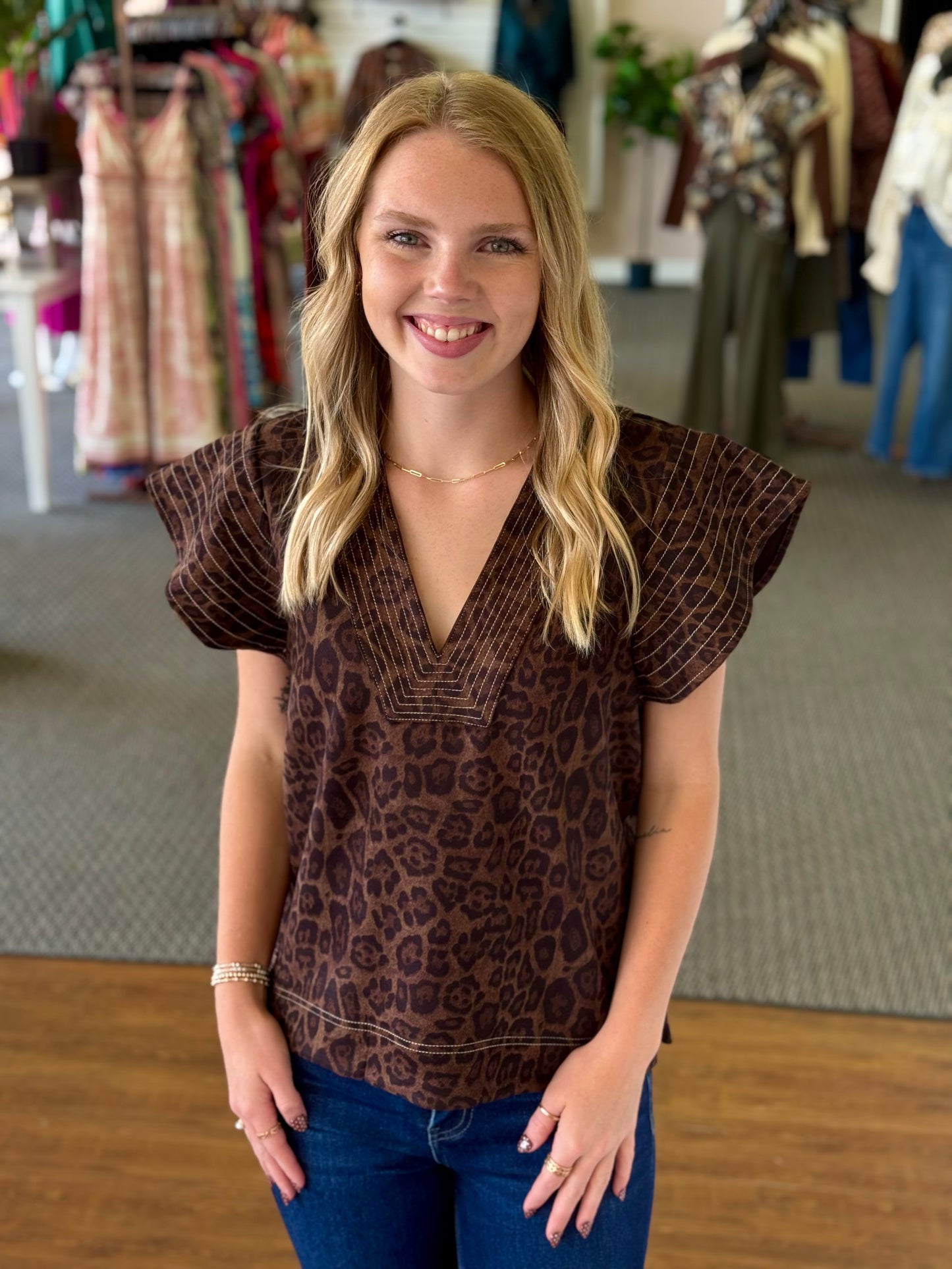 Logan Leopard Top