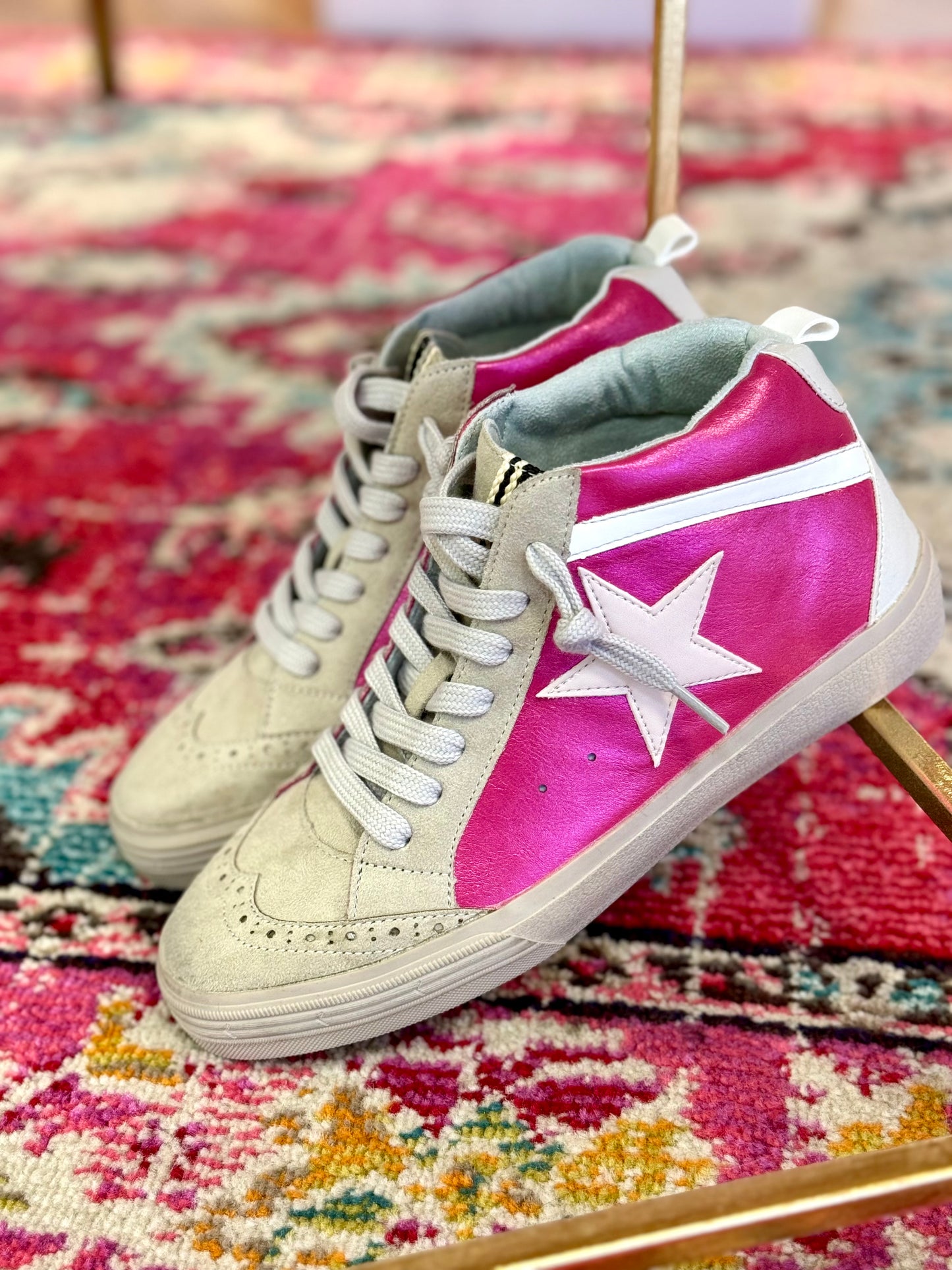 Paulina Hot Pink Sneaker