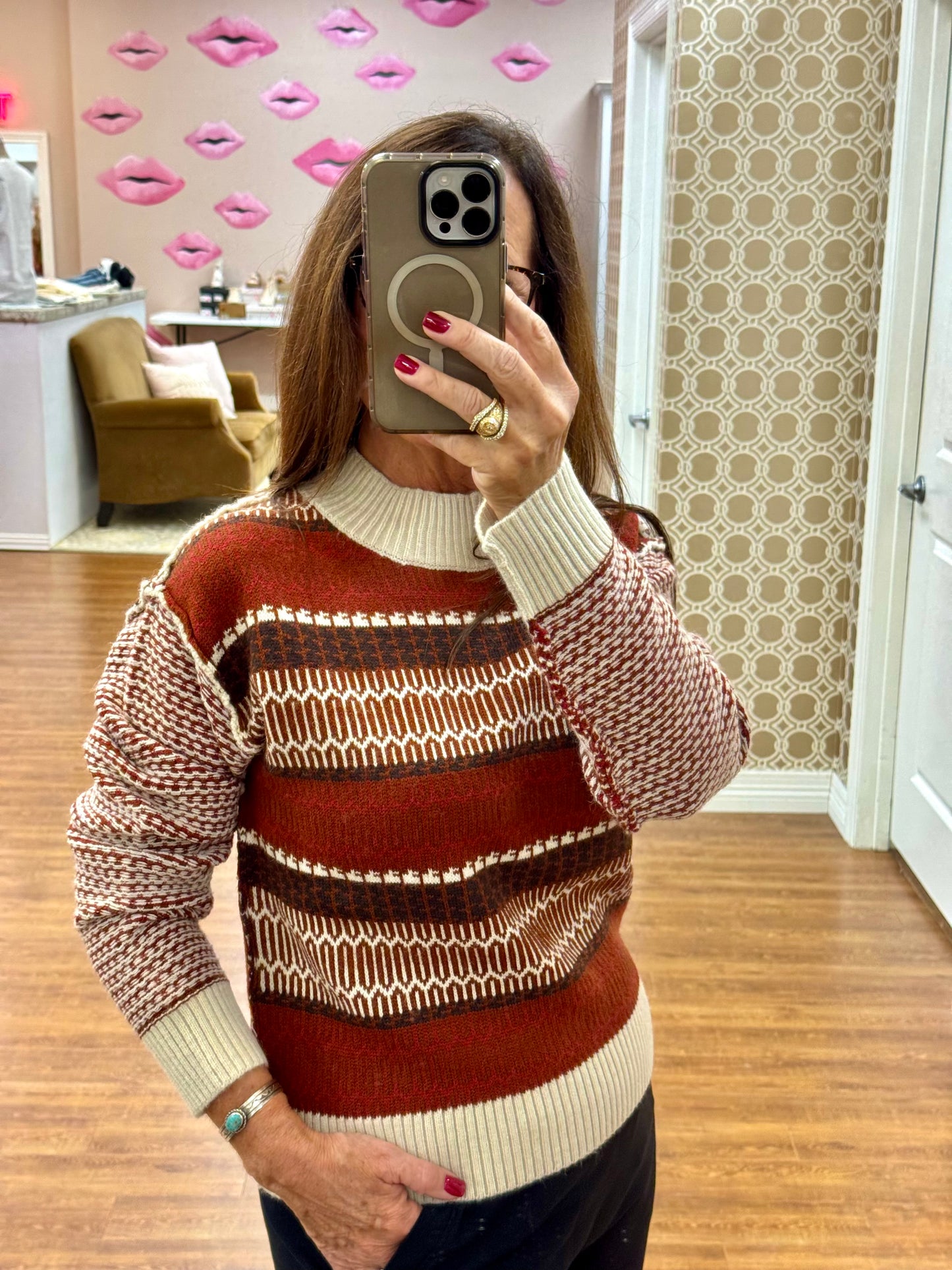Barbara Gingerbread Sweater