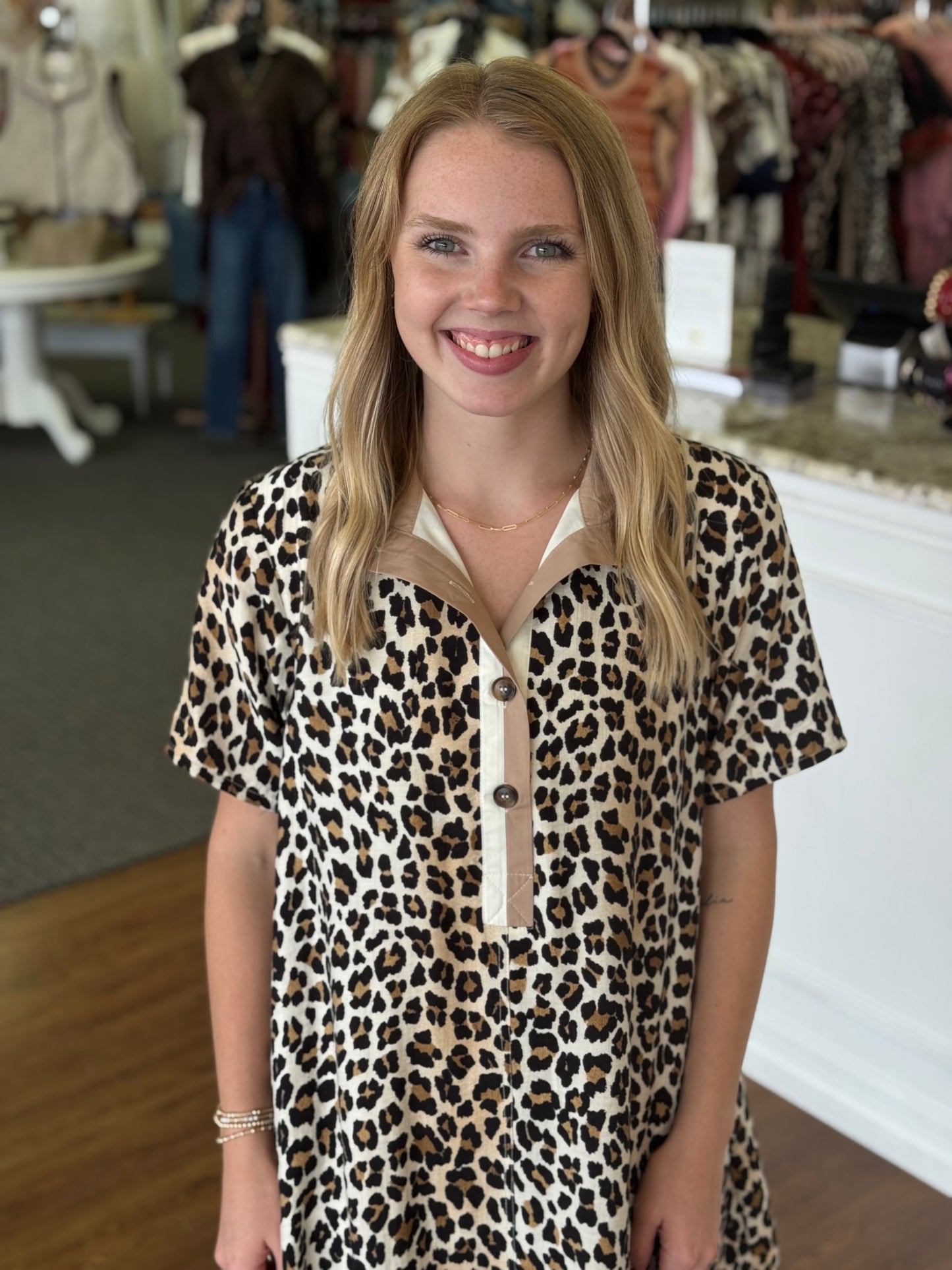 Jordan Leopard Dress