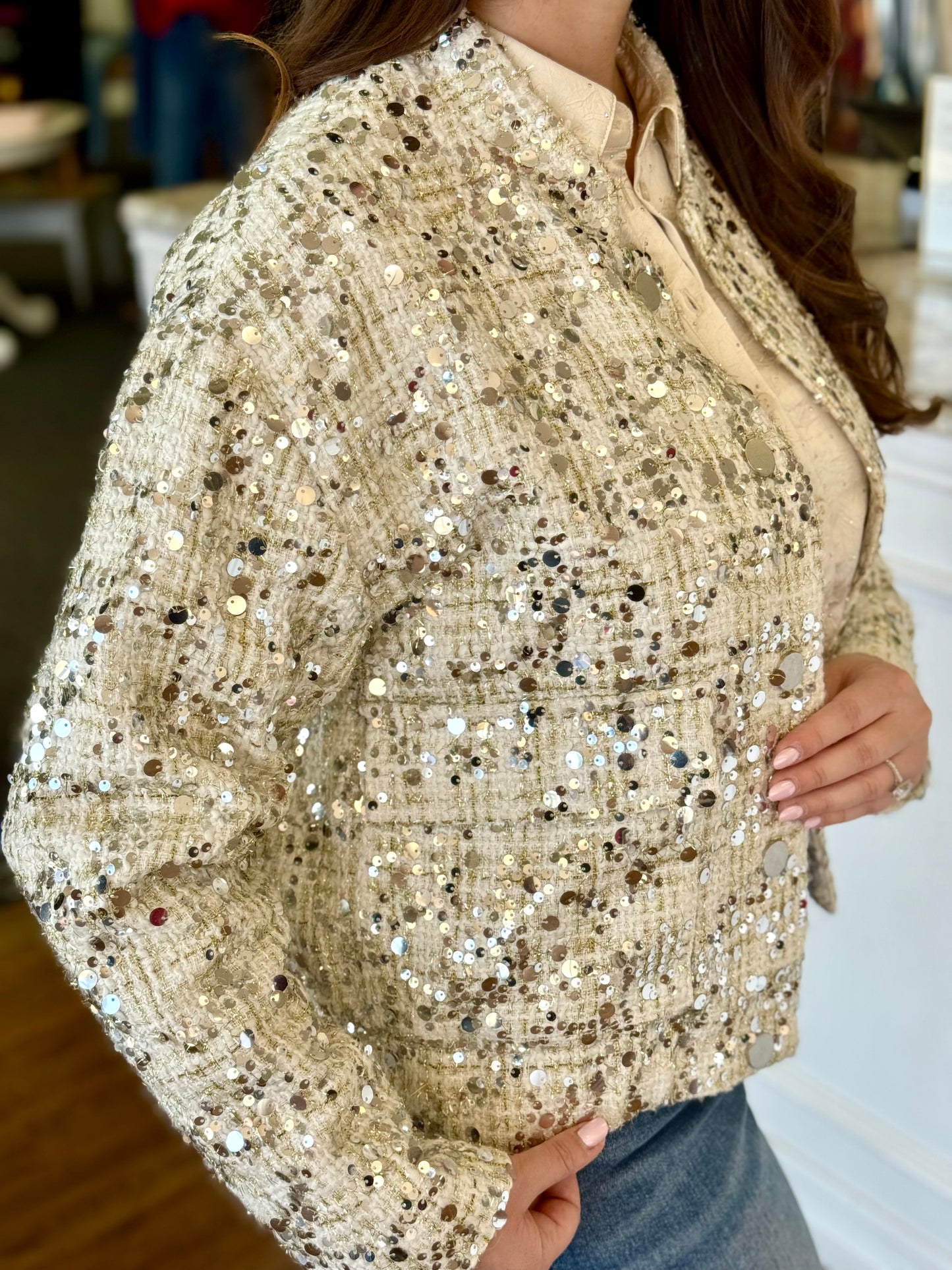 Angelice Sequin Jacket