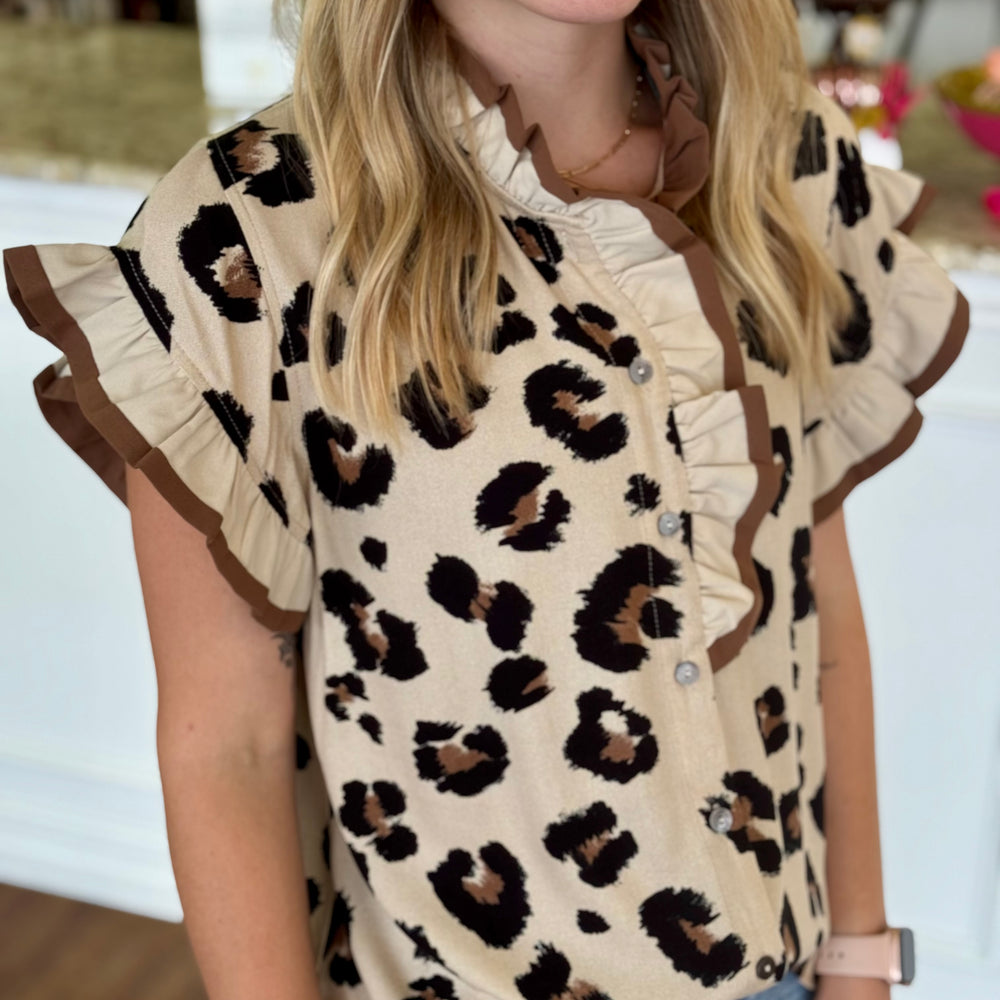 Dani Leopard Top