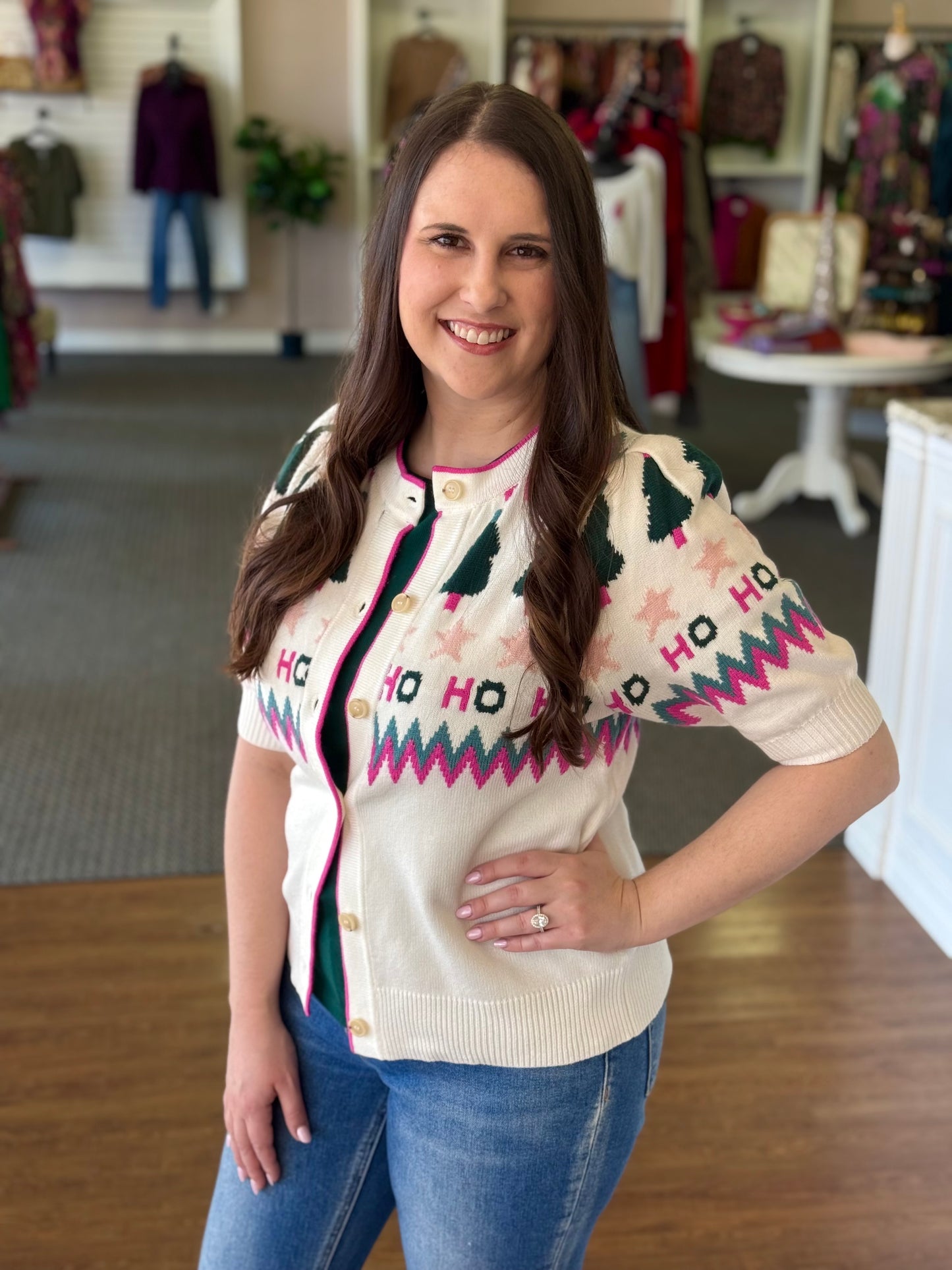 Emma Sweater-Ivory Multi