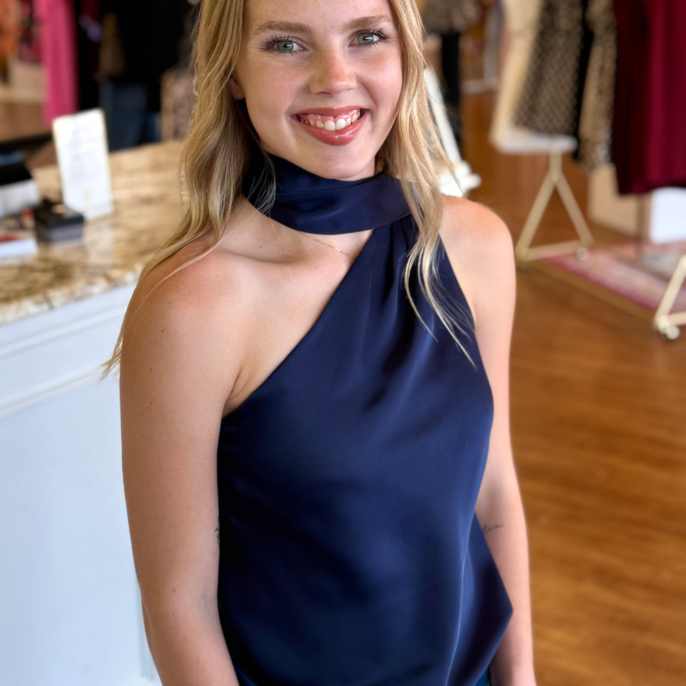 Susan Tie Neck Top