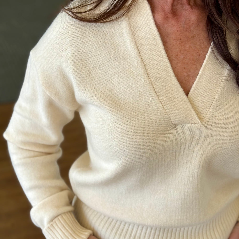 Luxe Collared Sweater