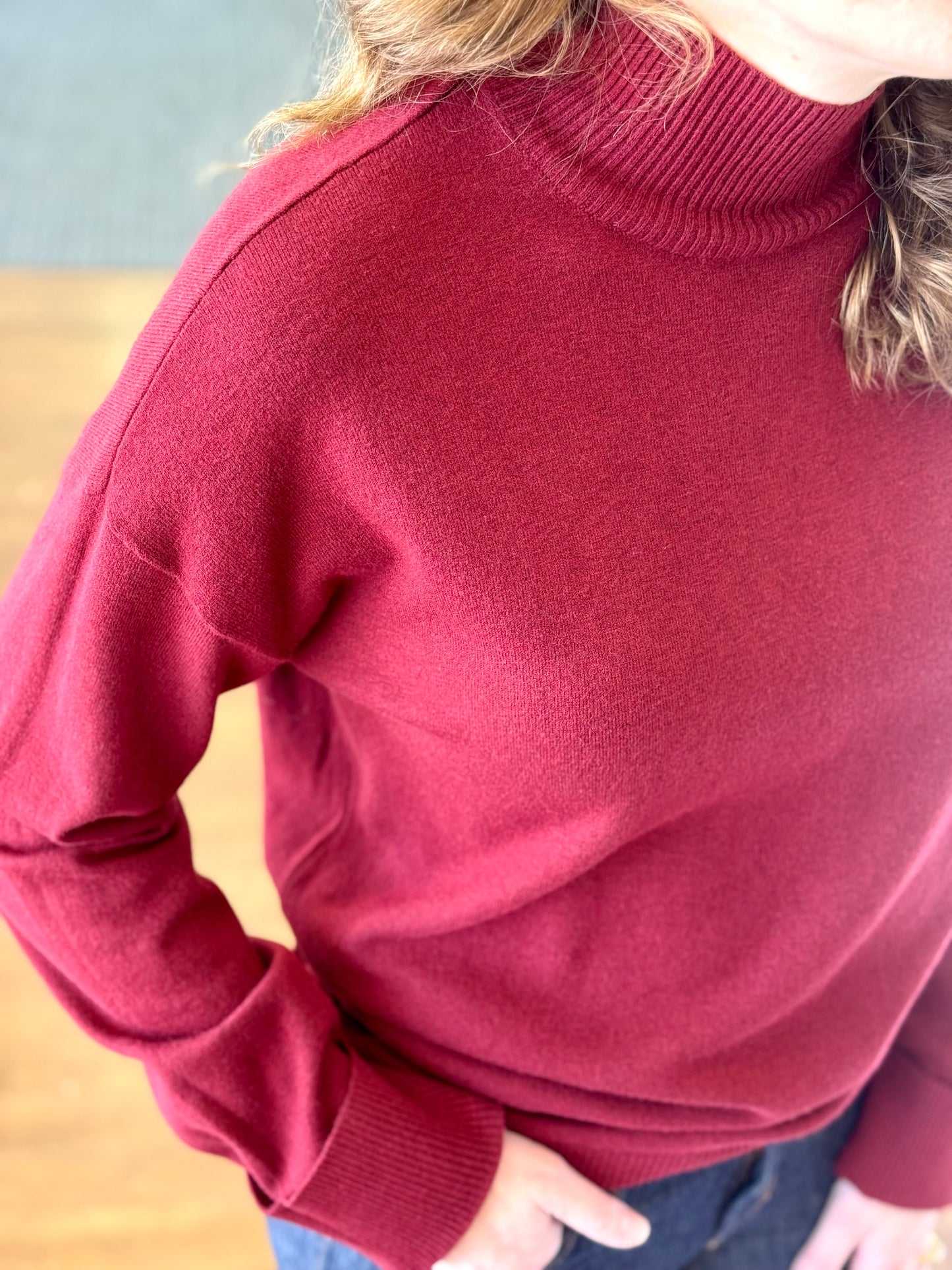 Noure Bordeaux Sweater