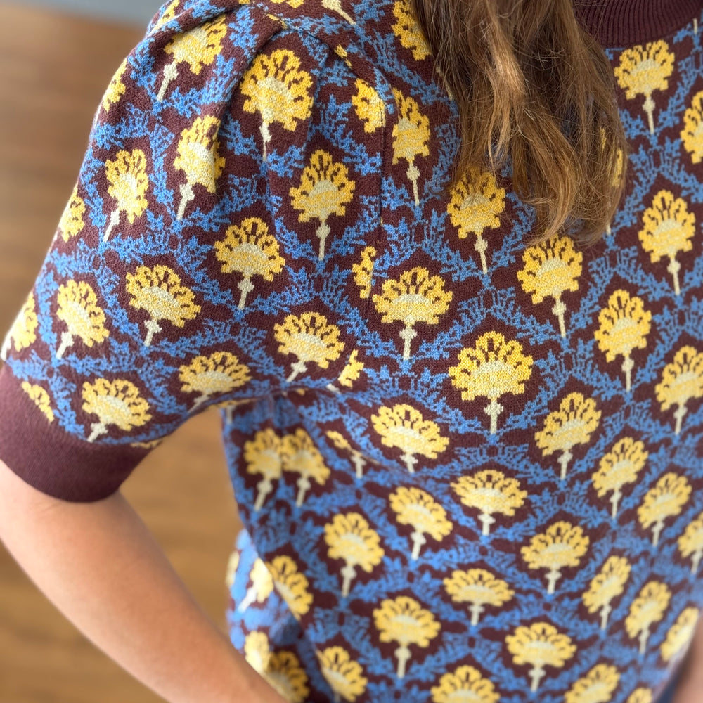 Golden Bloom Sweater