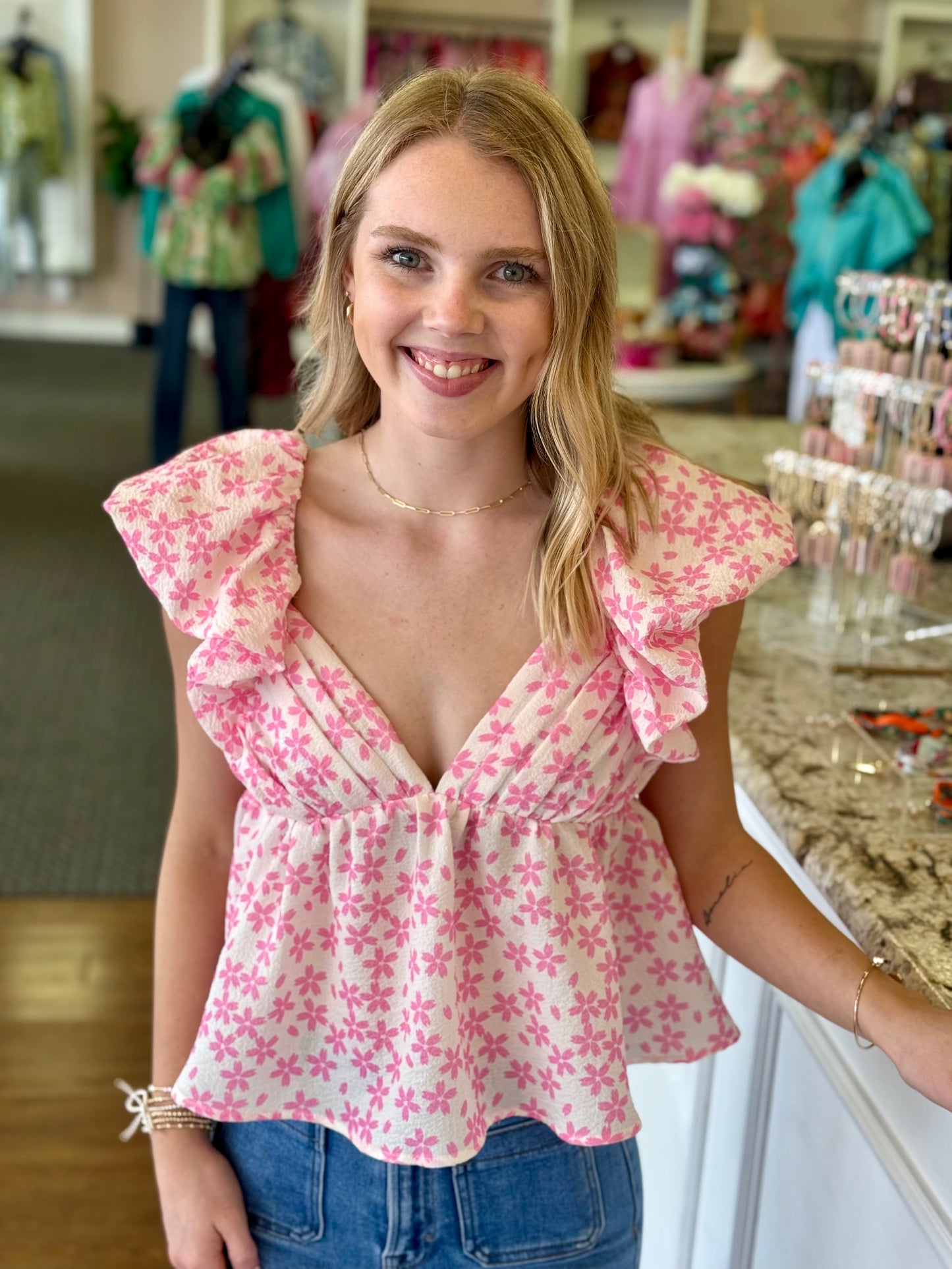 Petal Splash Top