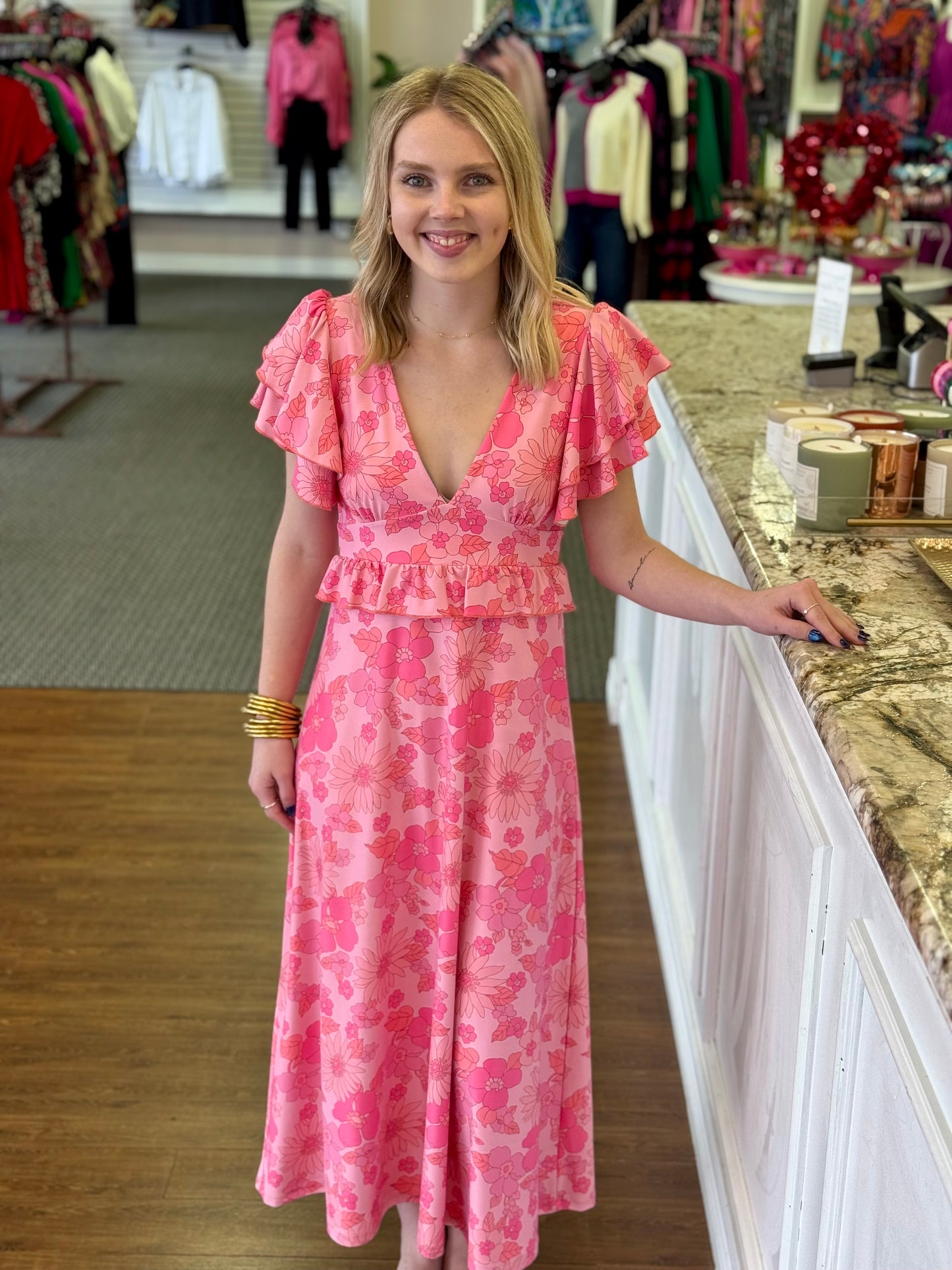 pink groovy dress Pink Dresses