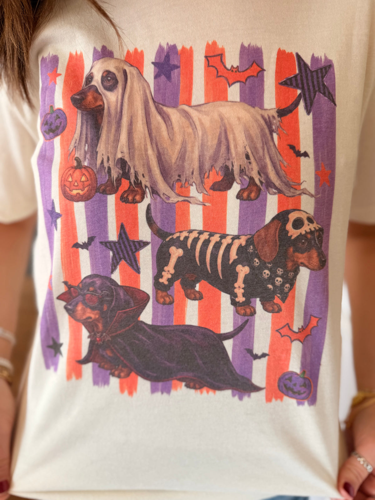 Spooky Sausage Dog Halloween Tee