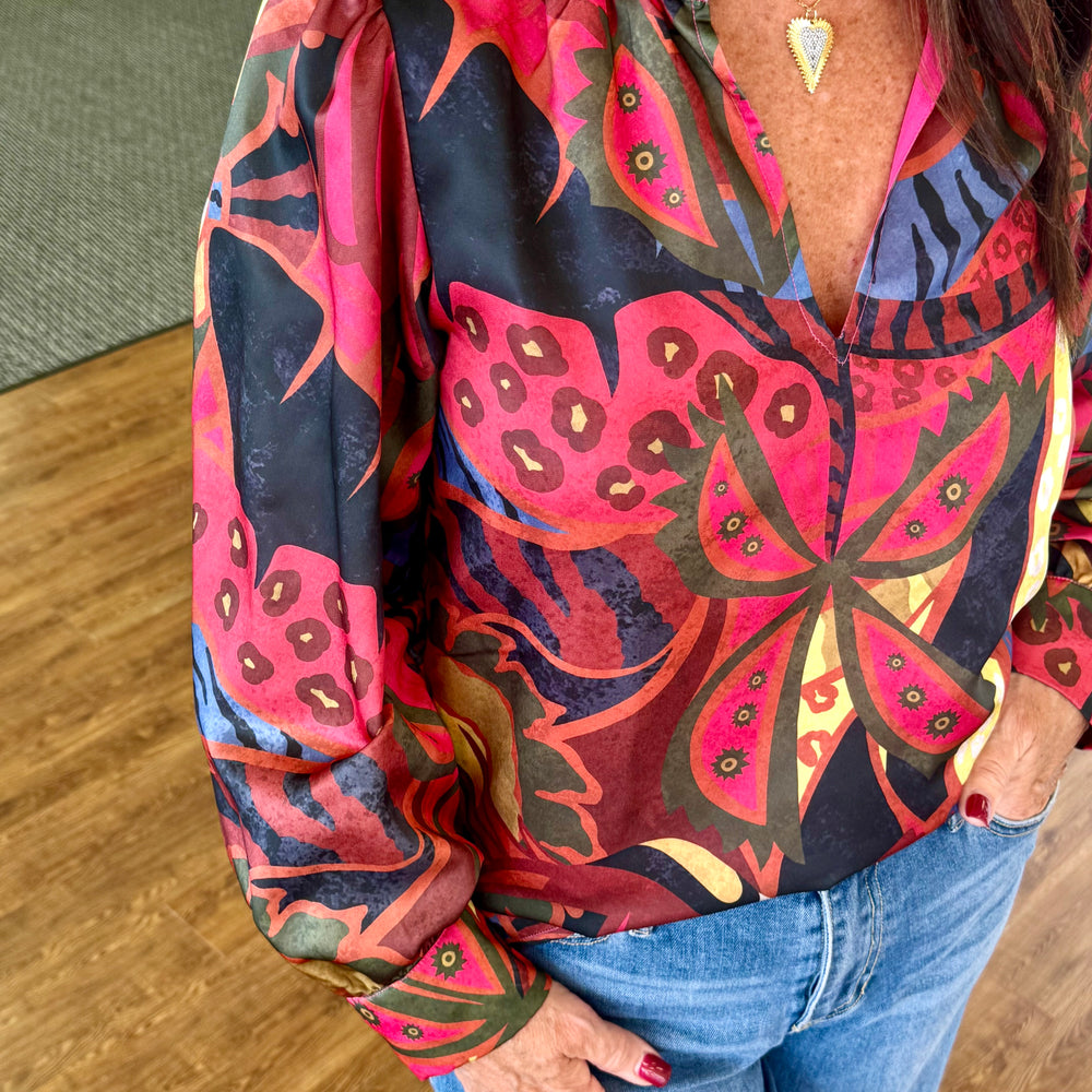 Phoebe Jungle Floral Top