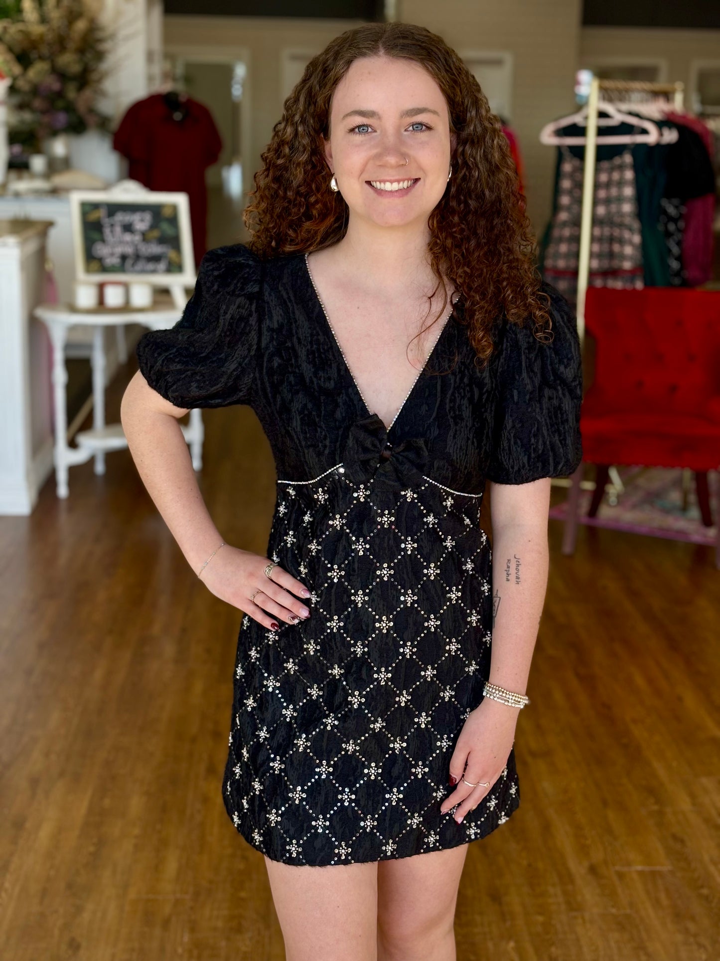 Midnight Romance Samira Embellished Dress