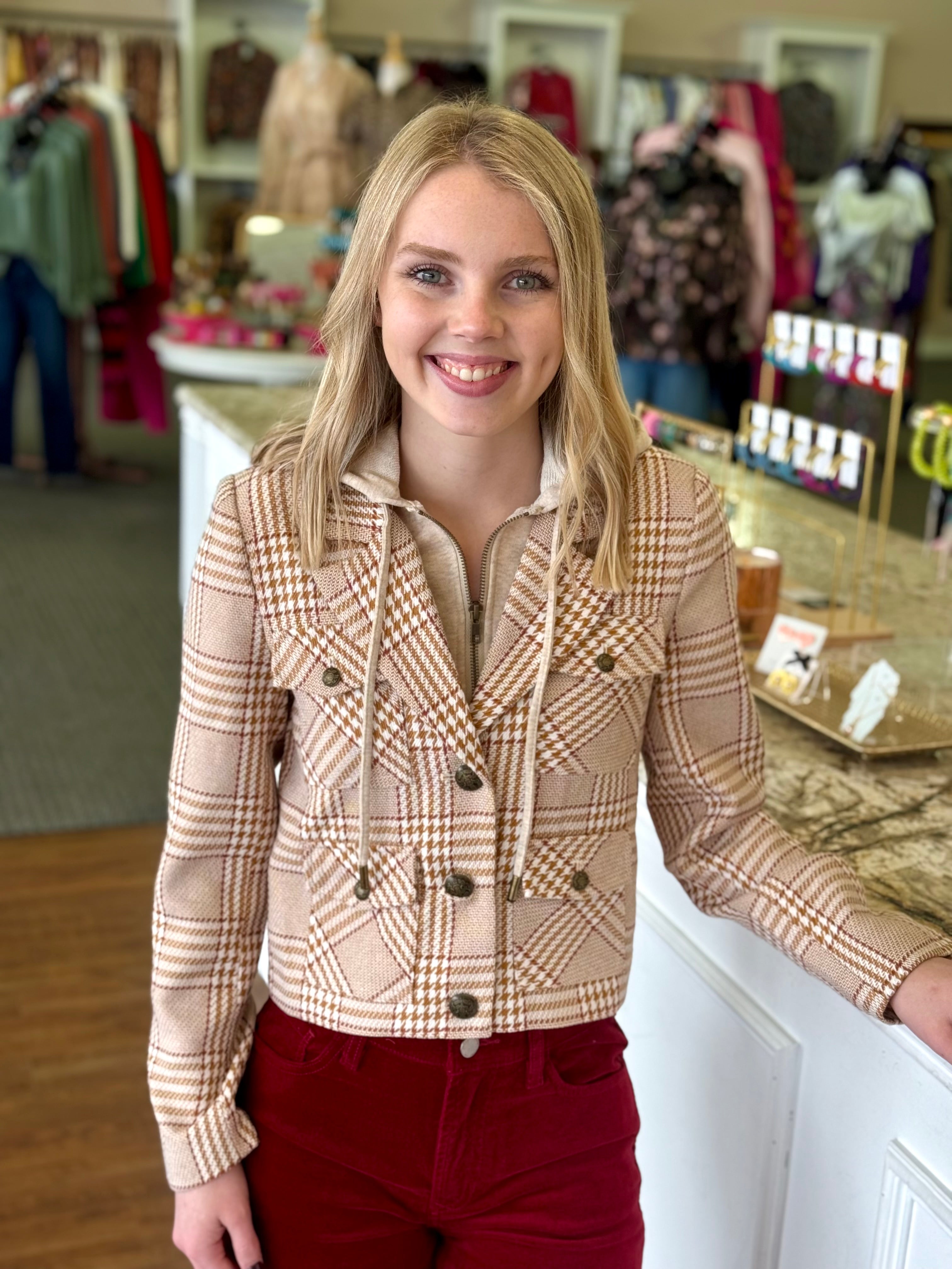 Celine Plaid Jacket – Trendy Chicks | TREND