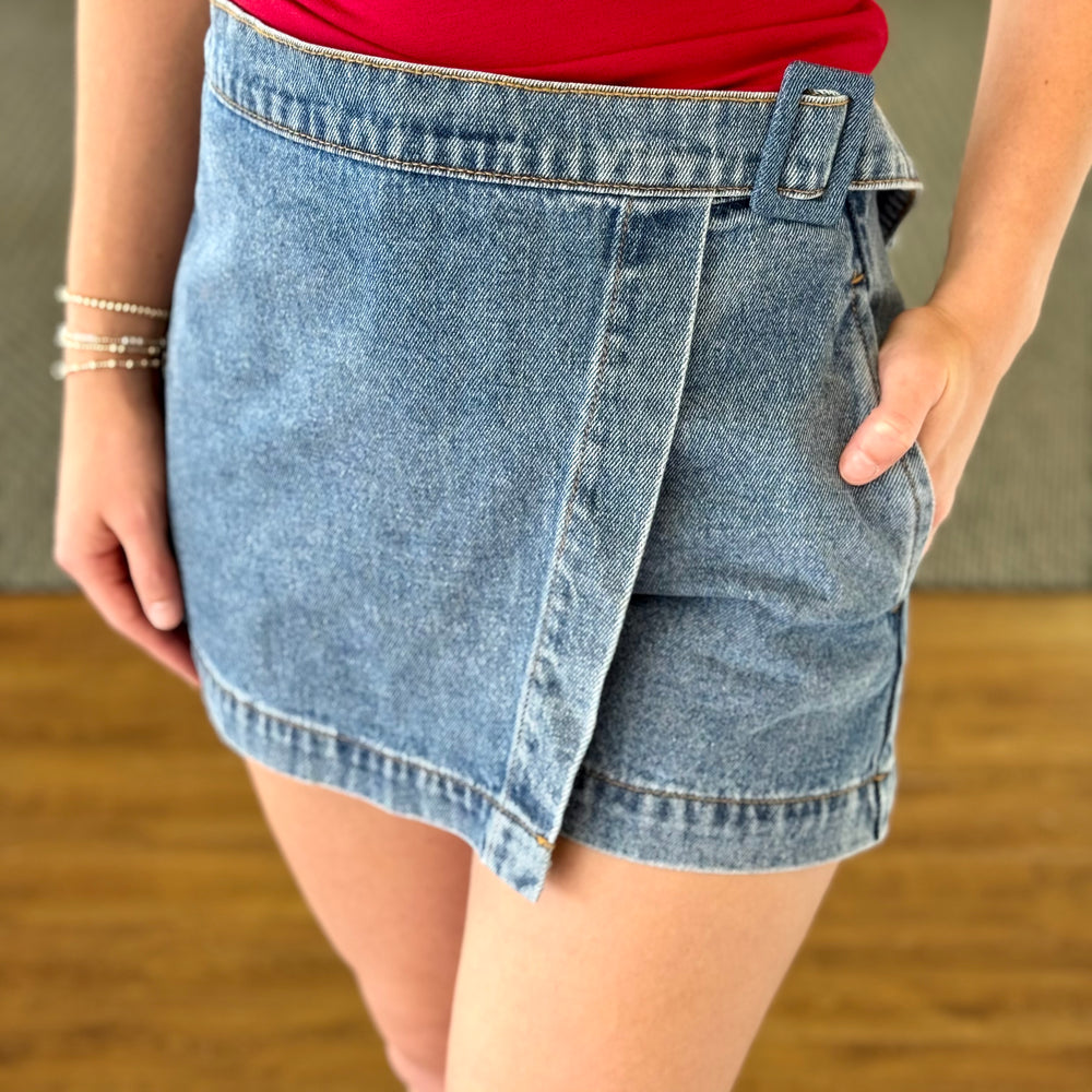 Emilee Denim Skort