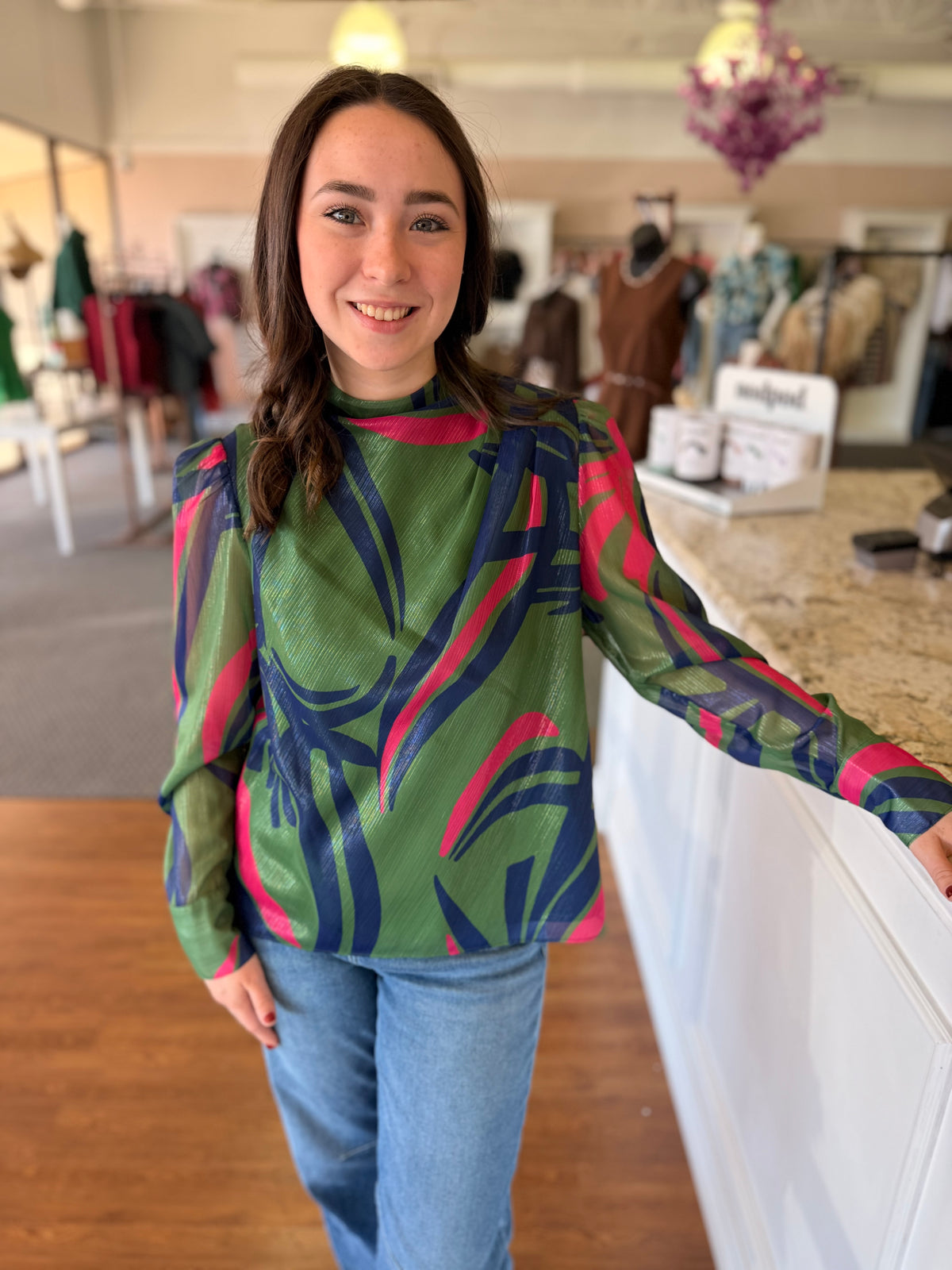 Scarlett Top-Ribbon