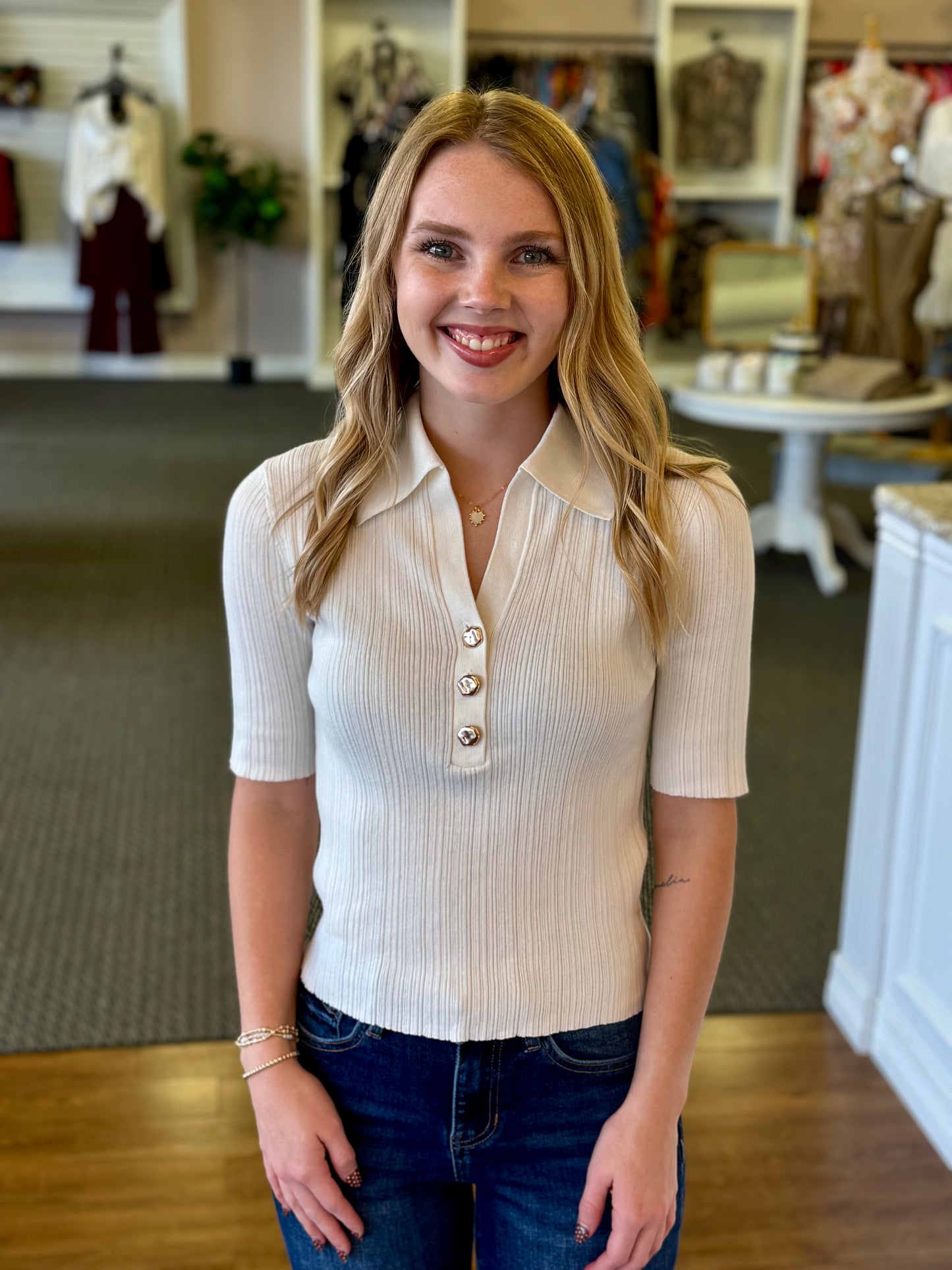 Callan Knit Top