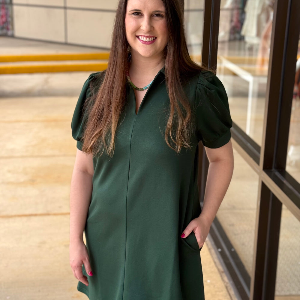 Julie Dress-Green