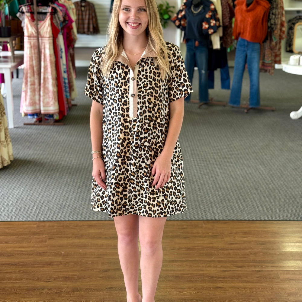 Jordan Leopard Dress