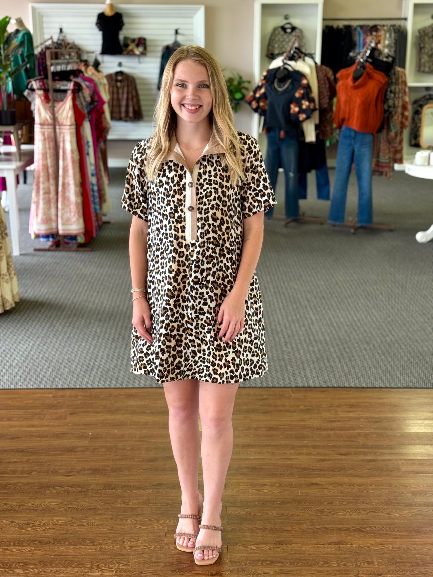 Jordan Leopard Dress