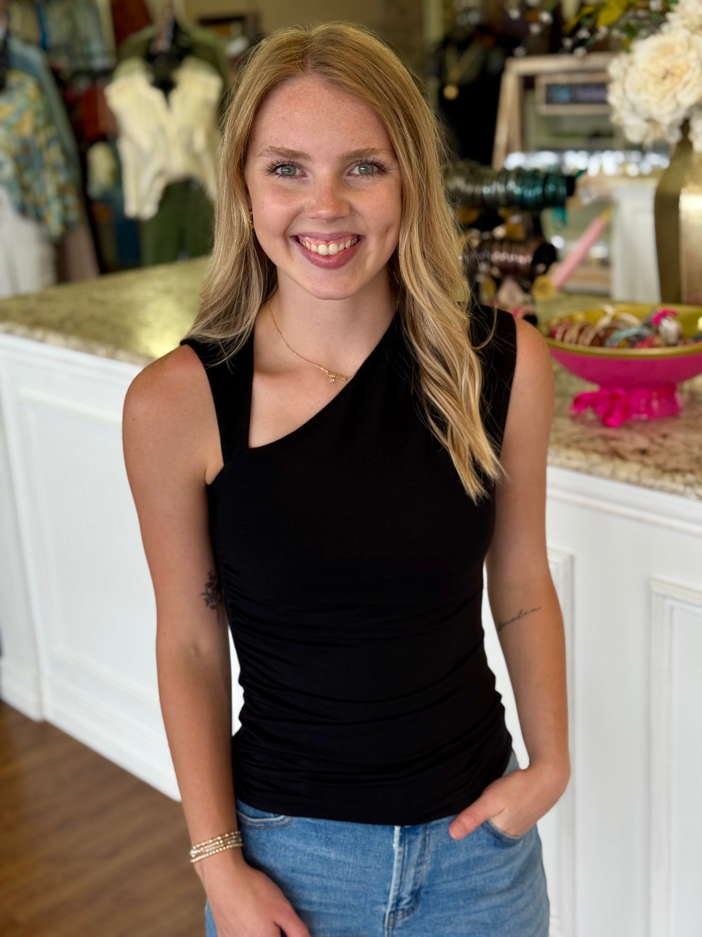 Adriana Black Top