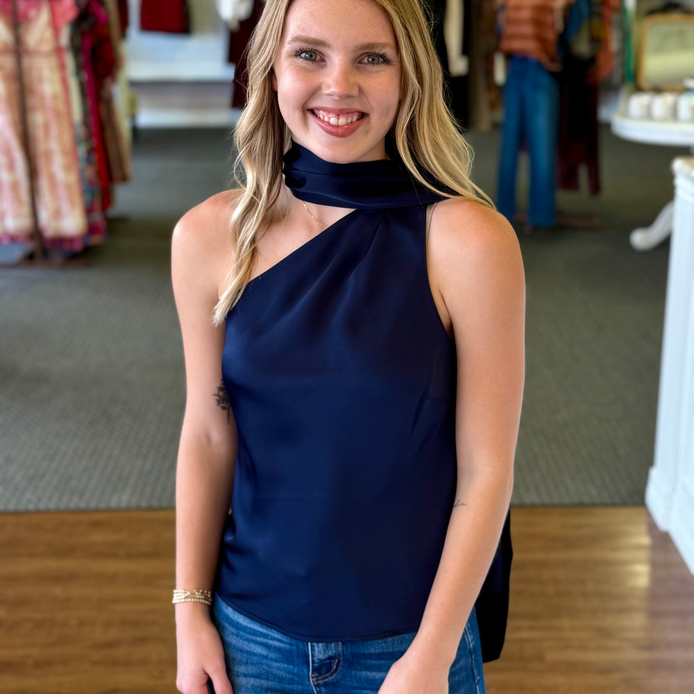 Susan Tie Neck Top