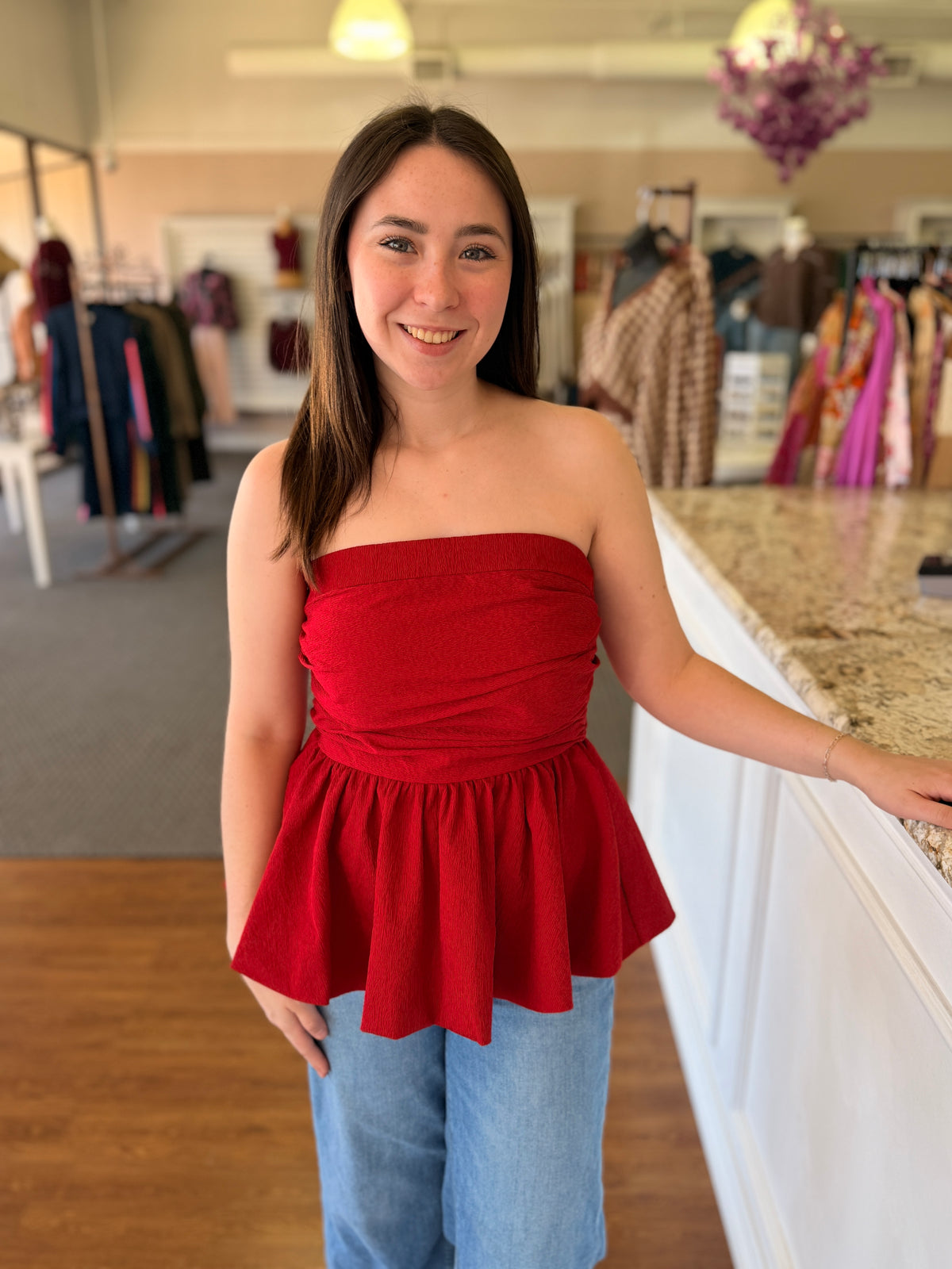 Ruby Red Top