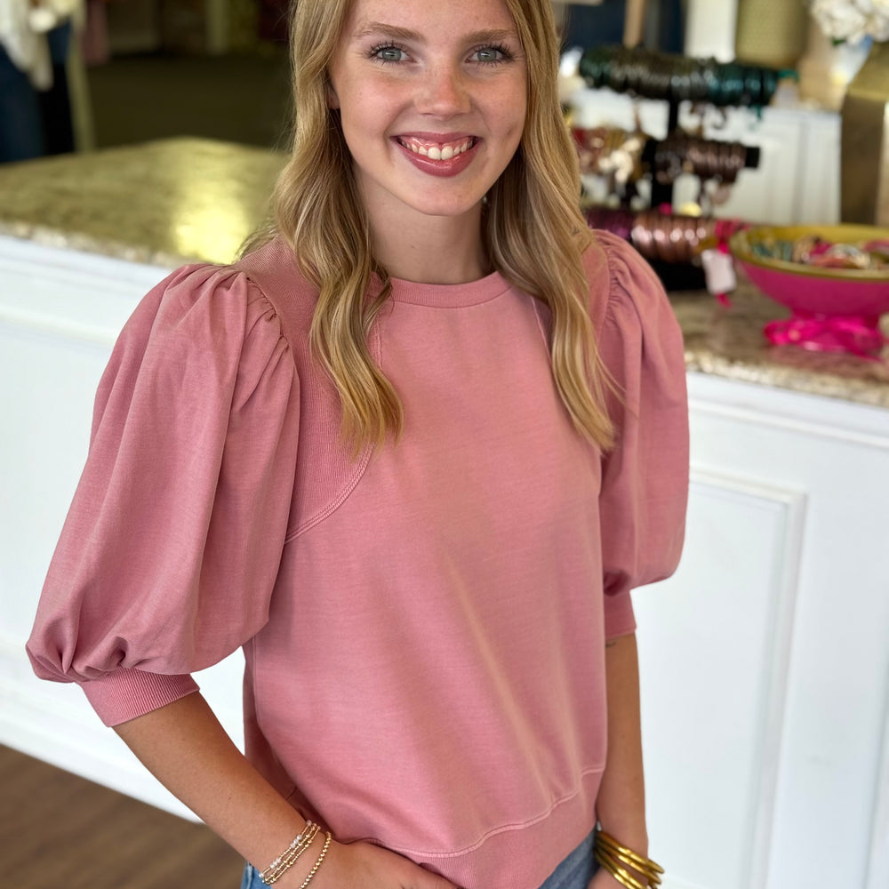 Melina Misty Mauve Top