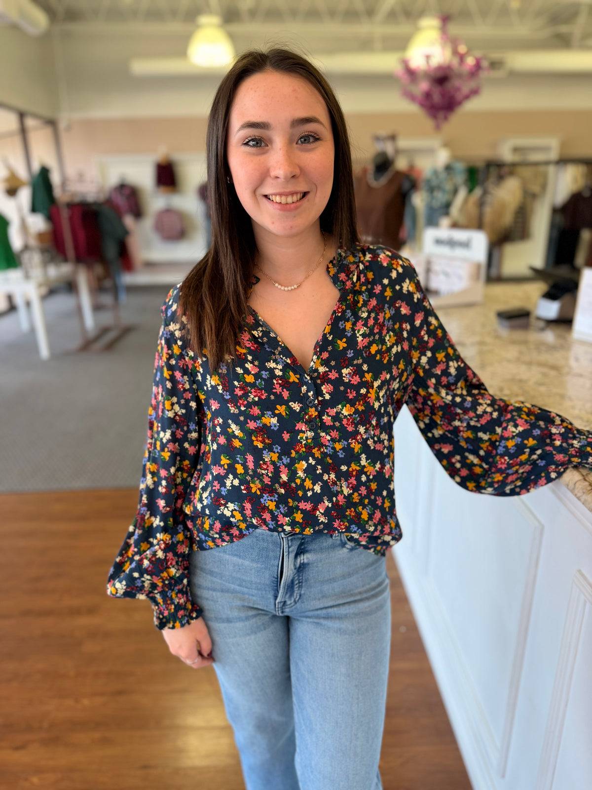 Tessa Floral Blousea