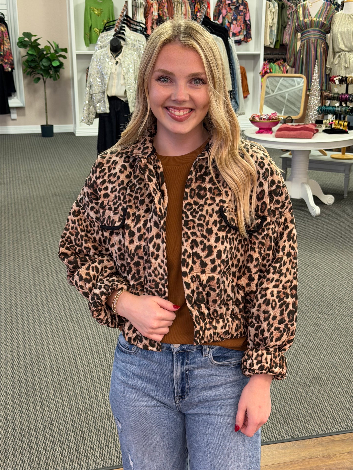 Lissandra Leopard Jacket