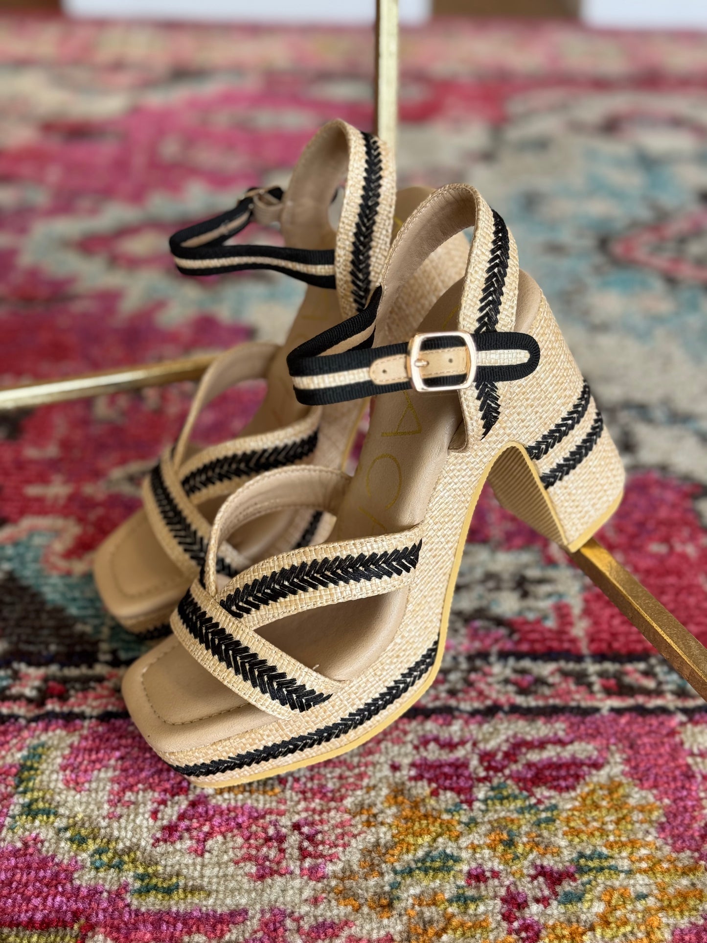 Adelaide Natural Platform Heel