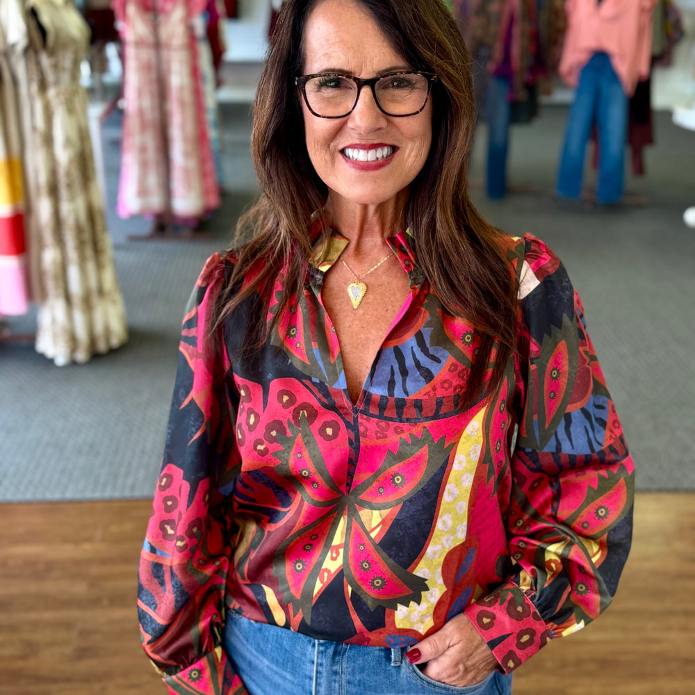 Phoebe Jungle Floral Top