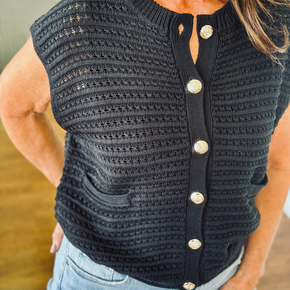 Midnight Knit Vest