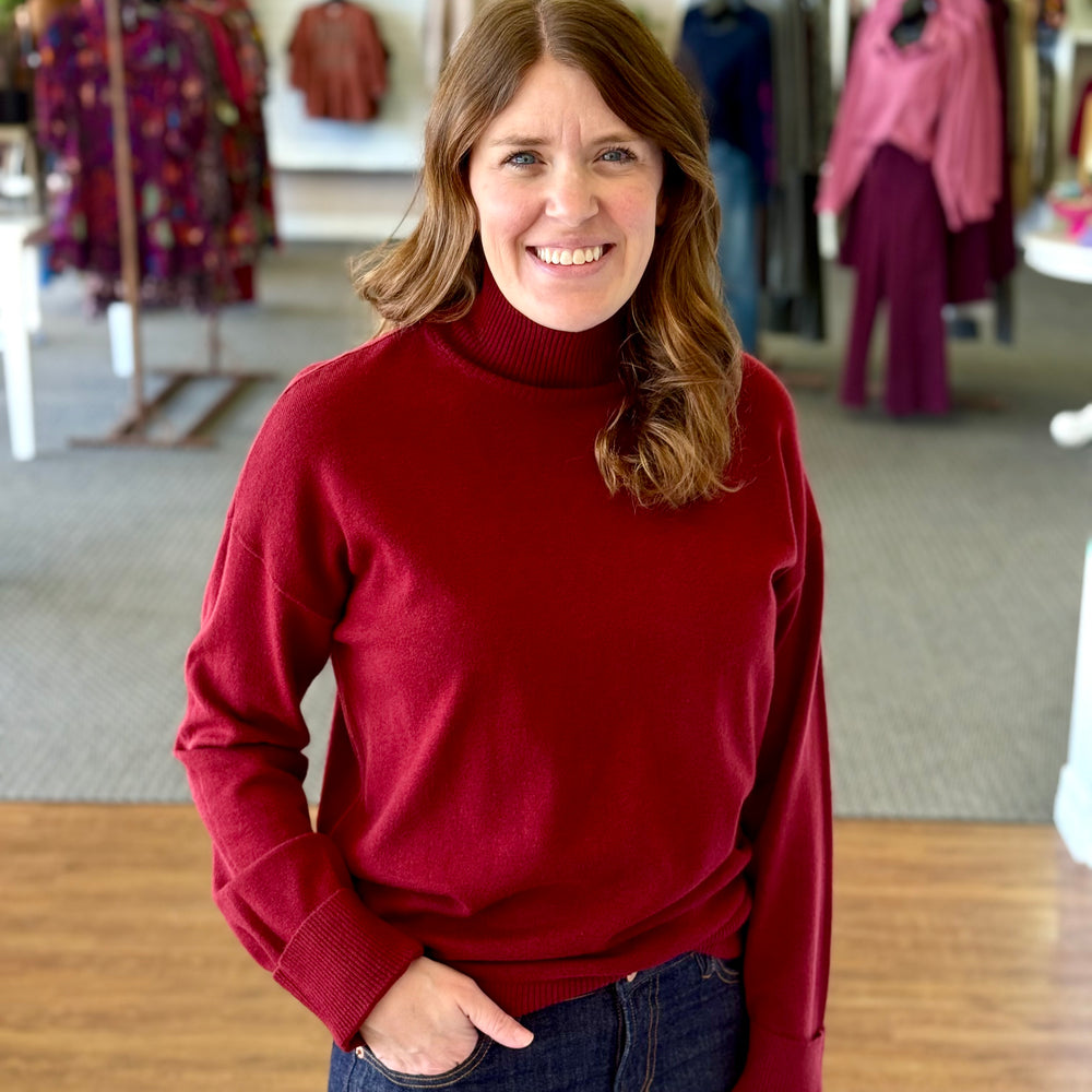 Noure Bordeaux Sweater