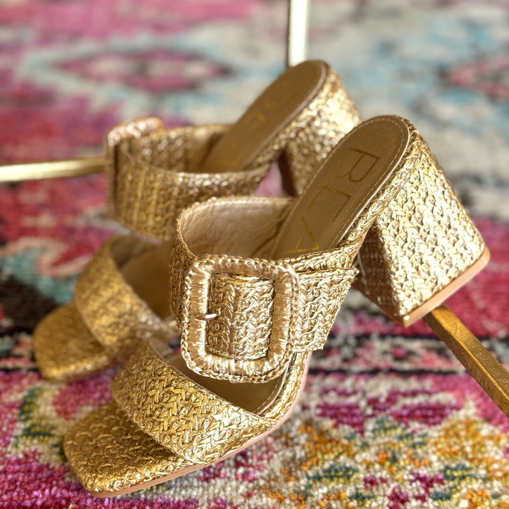 Lucy Gold Shoe