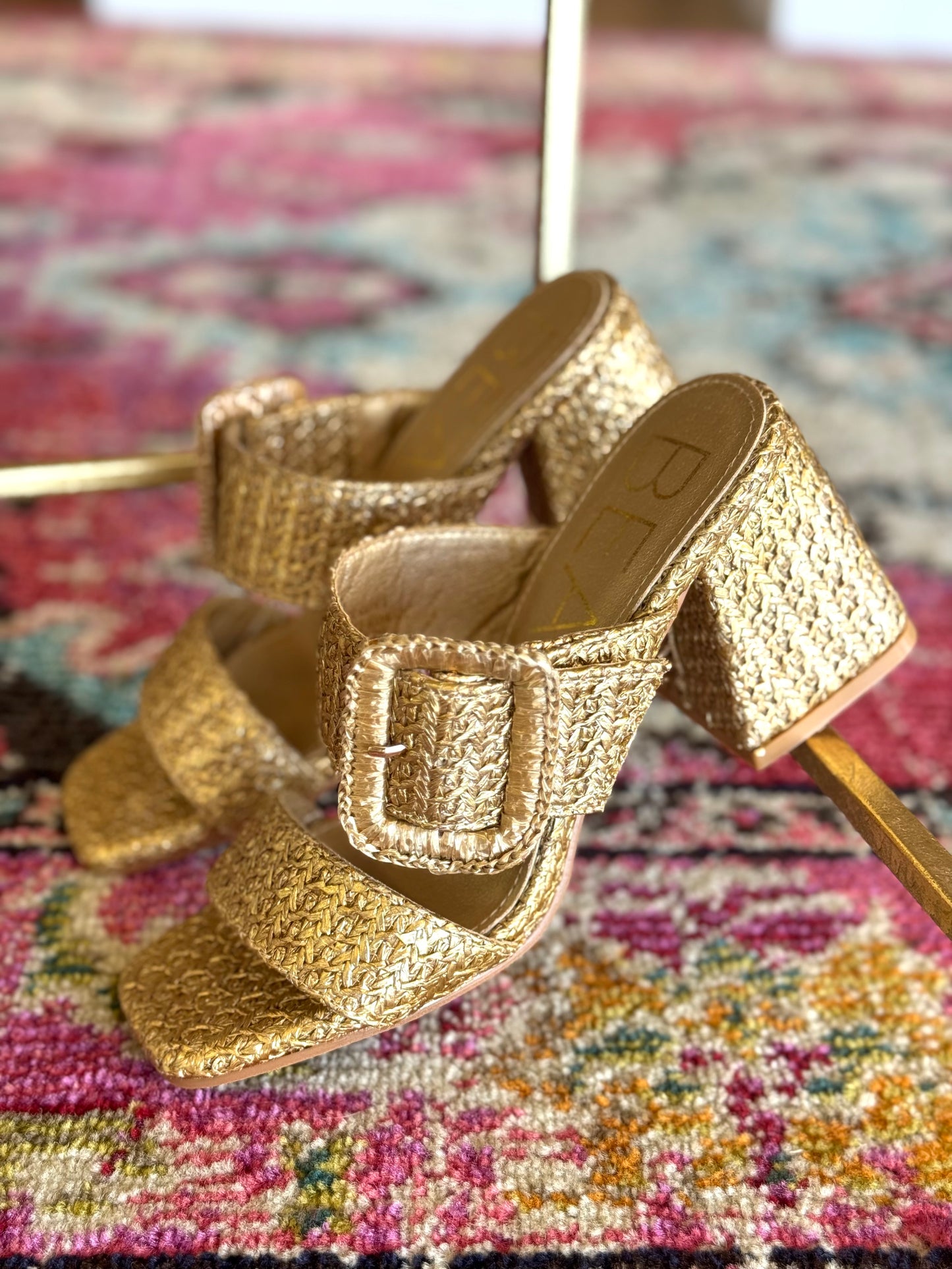 Lucy Gold Shoe