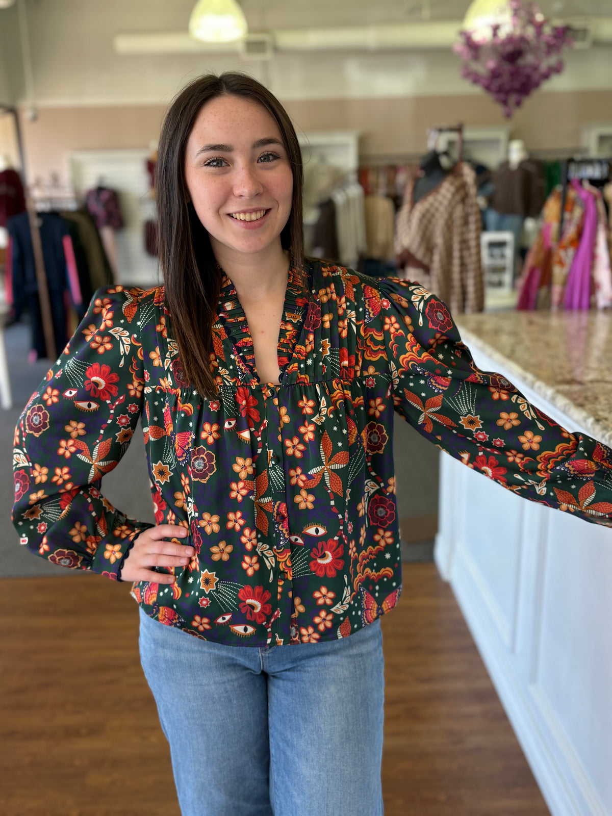 Oliver Tapestry Top