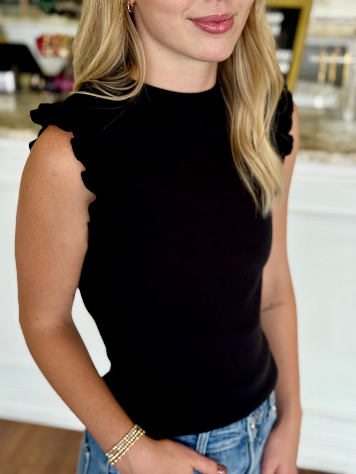 Bridgette Top-Black
