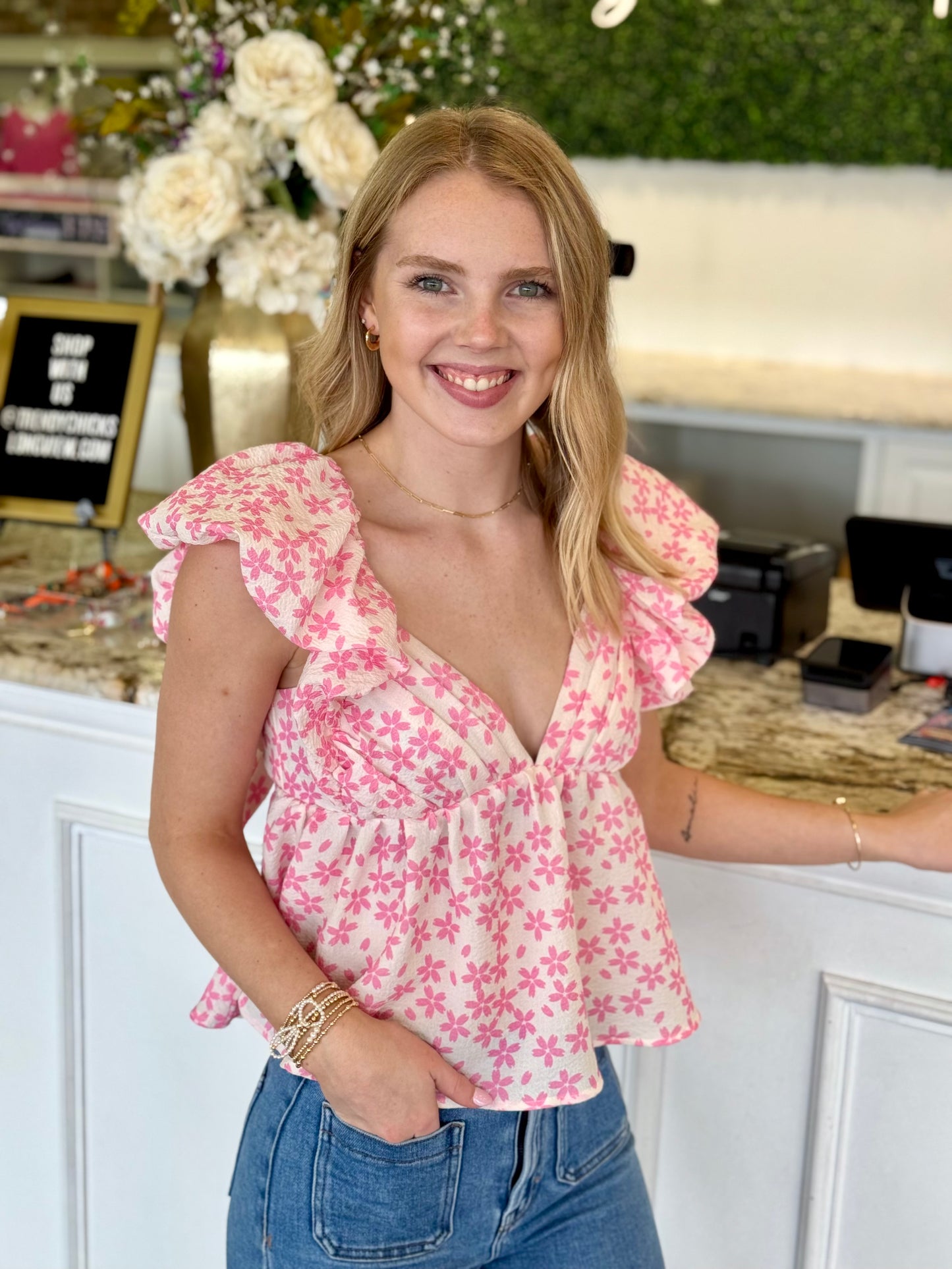 Petal Splash Top