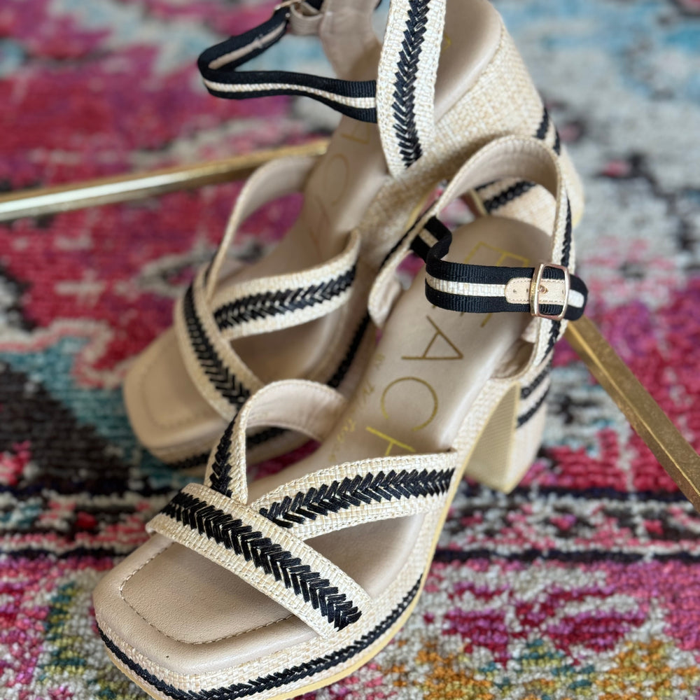 Adelaide Natural Platform Heel