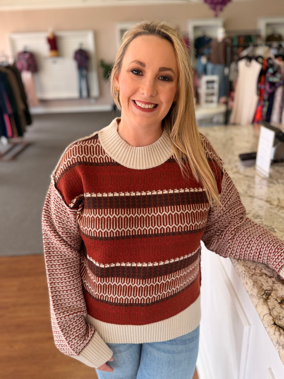 Barbara Gingerbread Sweater